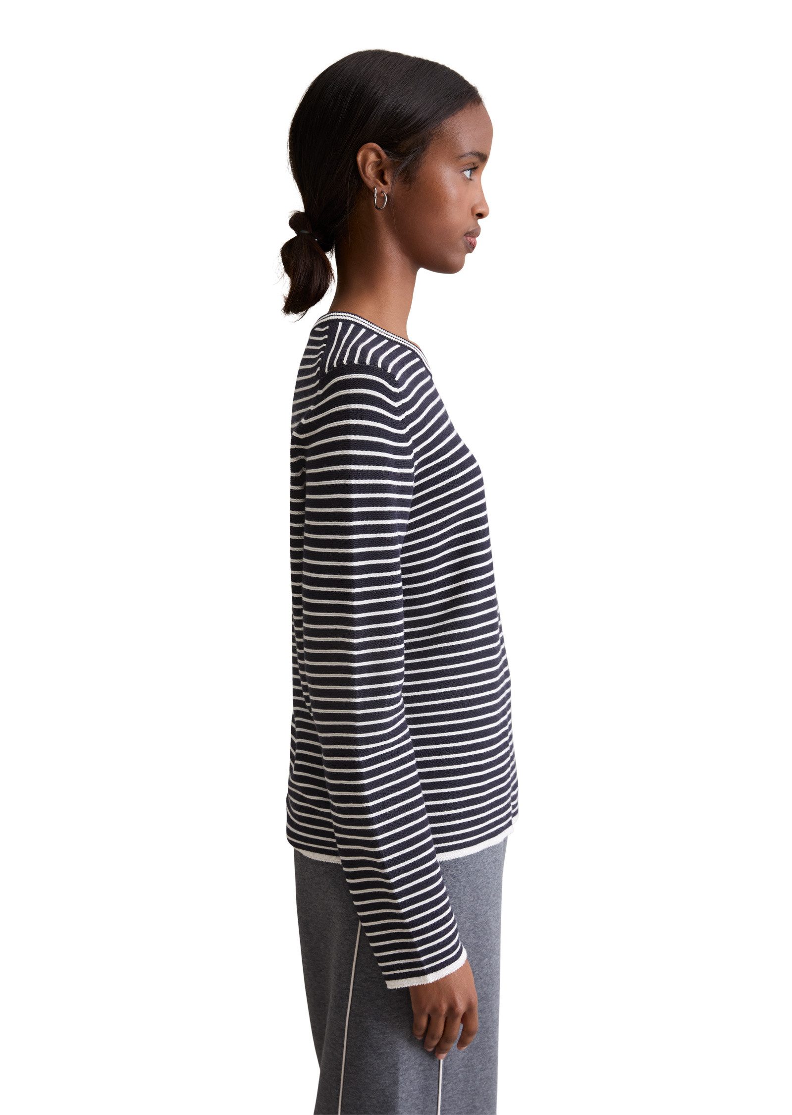 Marc O'Polo DENIM Strickpullover aus Compact Cotton