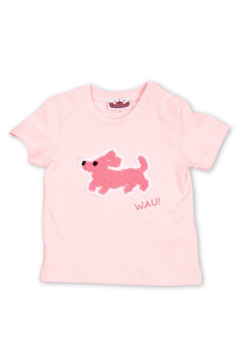 Trachtenkleid Trachtenshirt Baby/Kind - DACKEL - rosa