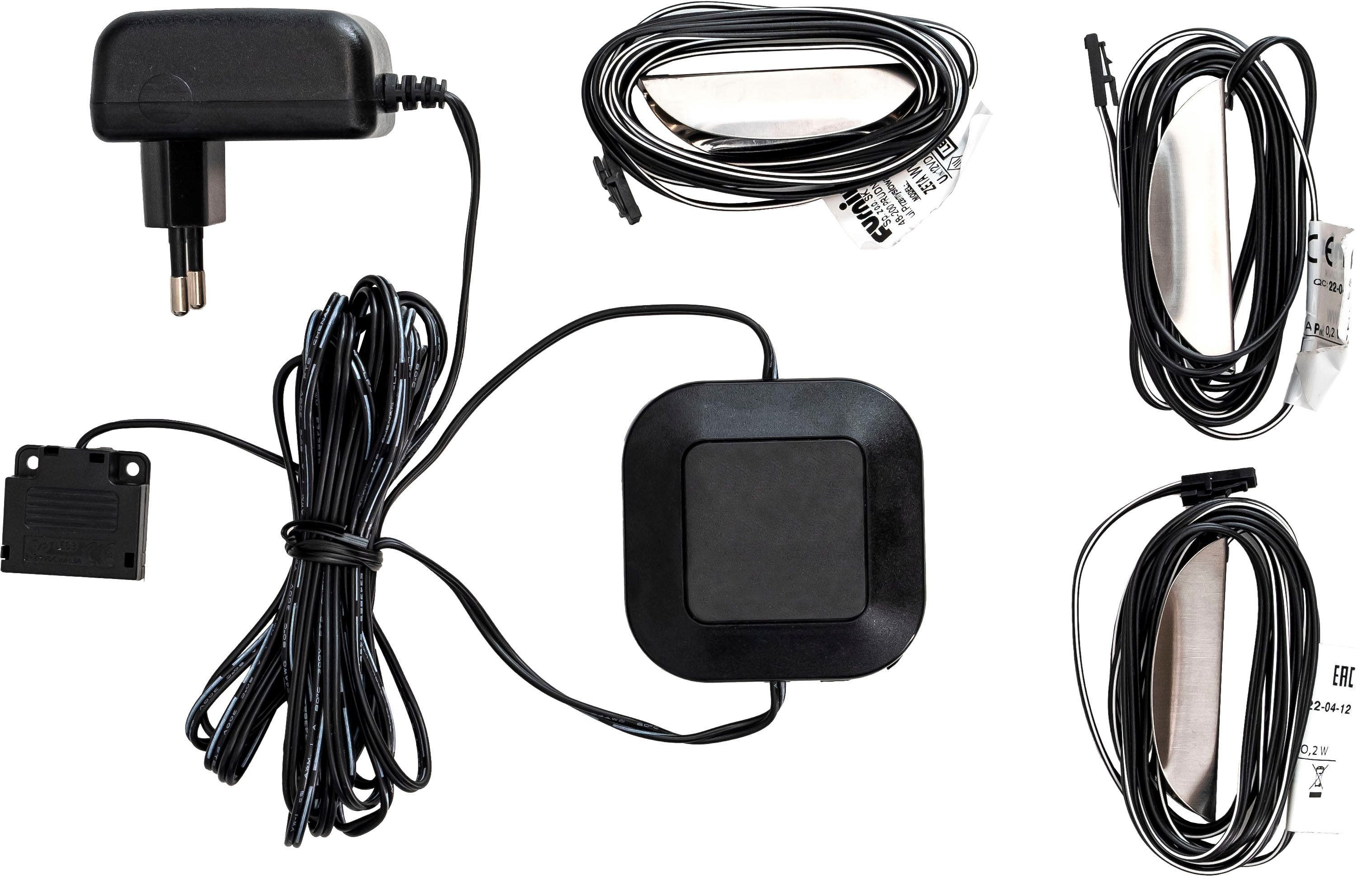 MCA living LED-Leuchtmittel BEL LED GLASKANTE 3ER SET, 3 St., Warmweiß, inklusive Trafo und Zuleitung