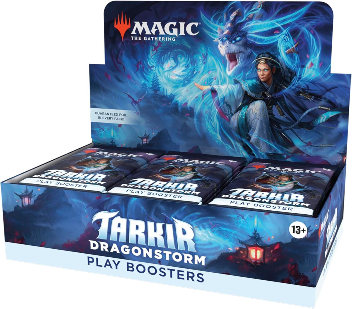 Magic the Gathering Sammelkarte Tarkir Dragonstorm Play Booster Display Englisch, 30 Booster Packs