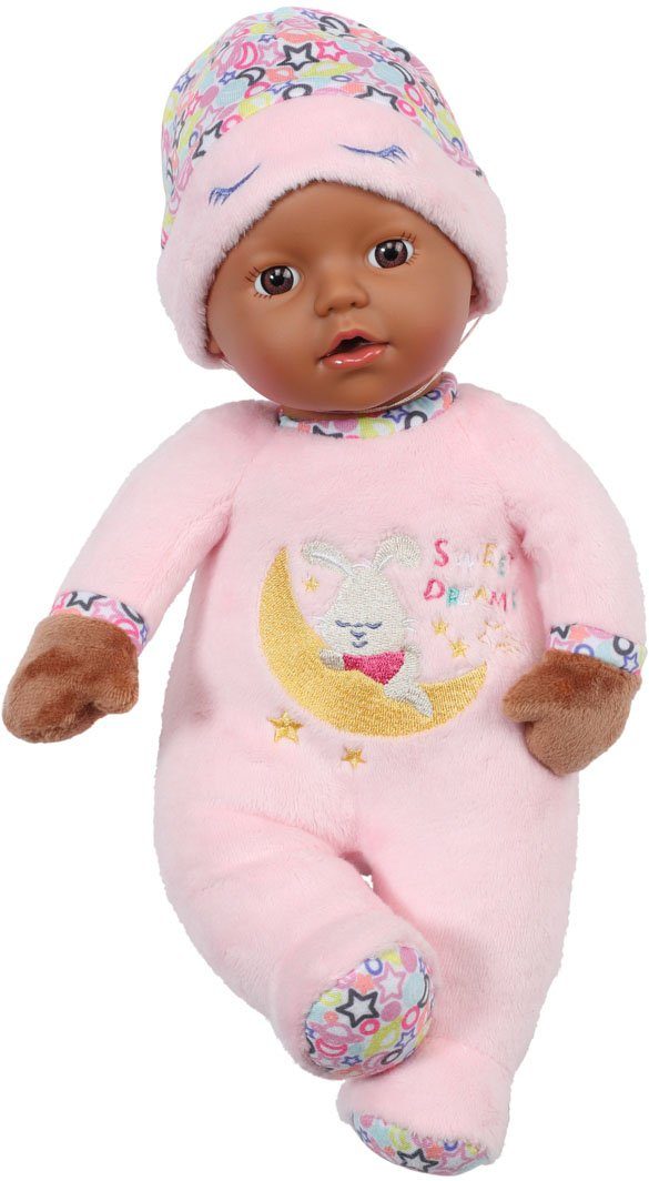 Baby Teddybär Schlafmütze mit integrierter Rassel 30 cm ROSA 