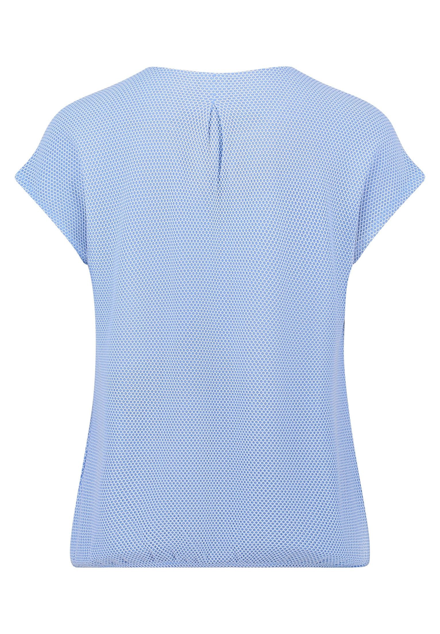 Betty&Co Kurzarmshirt Damen mit Struktur (1-tlg) Material