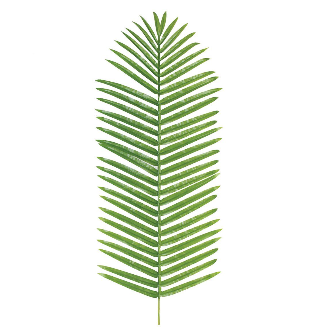 Kunstpflanze Künstlicher Hellgrüner Palmwedel Kunstplfanze Dekoration 160 cm, Decovego
