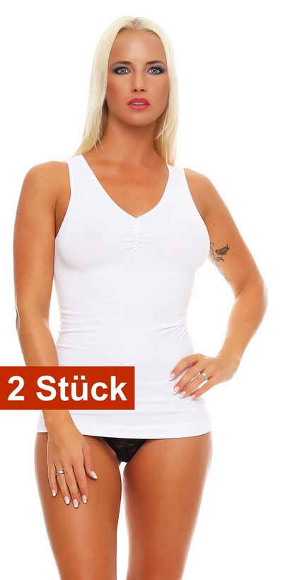Cocain underwear Shapinghemd Damen Form Unterhemden oder Form Slips Shapewear Seamless (2-St) Seamless - ohne Seitennähte