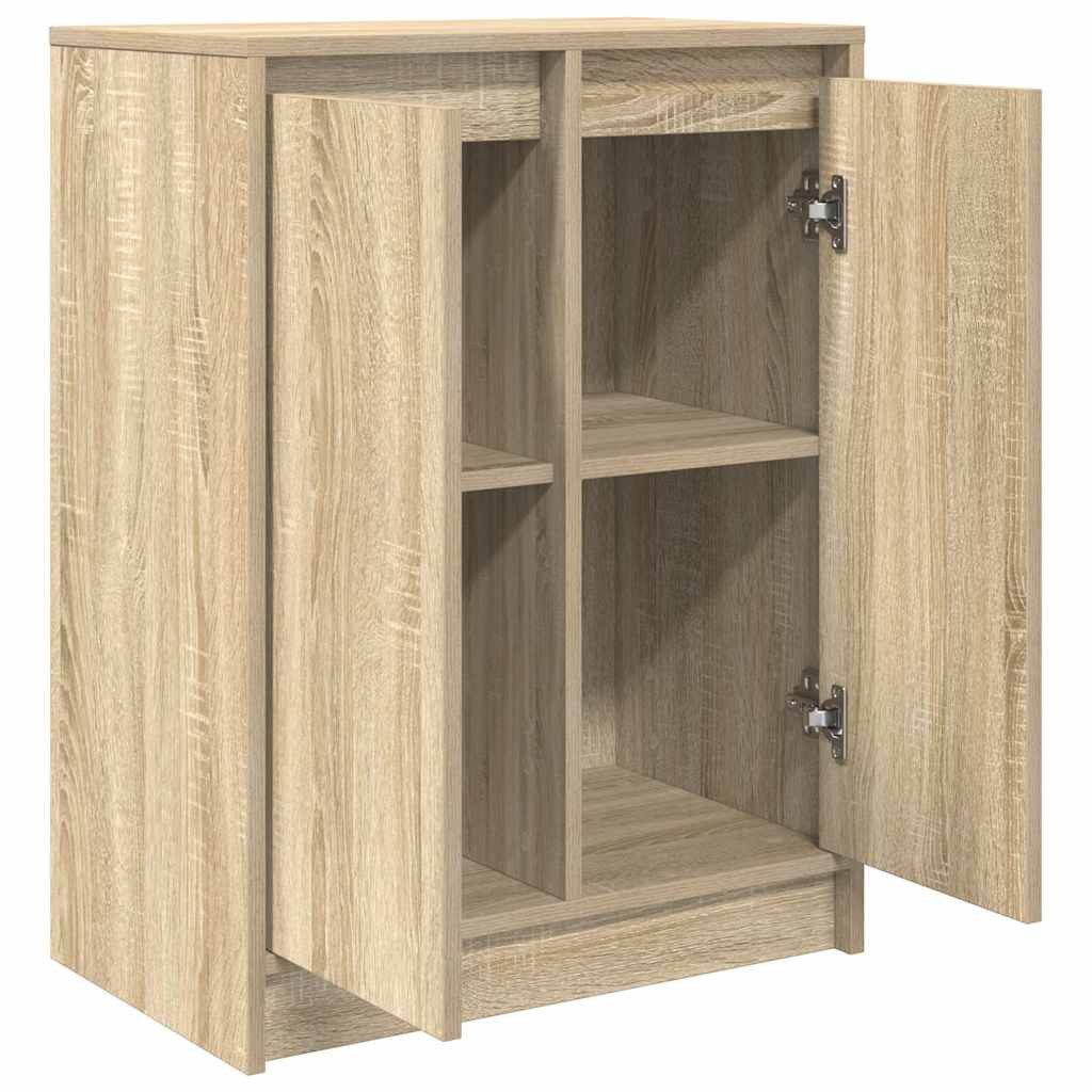 vidaXL Sideboard Sideboard Sonoma-Eiche 57x34x76 cm Holzwerkstoff (1 St) – Bild 5 von 5