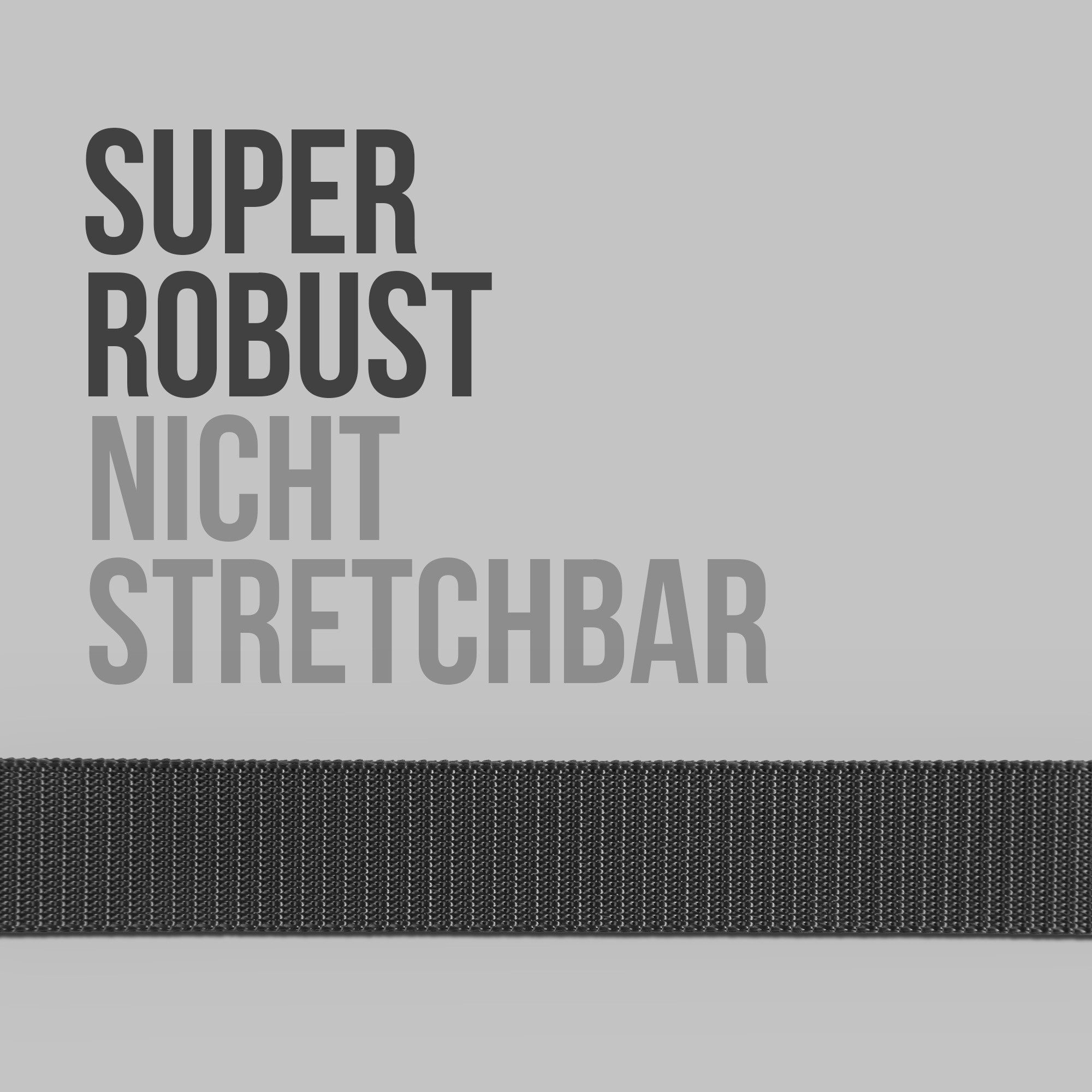 hemmy Fashion Stoffgürtel Canvas Gürtel 130cm (1-St., Stück) Verstellbarer Arbeitsgürtel ohne Löcher, Gürte mit Kunststoffschnalle – Bild 4 von 5