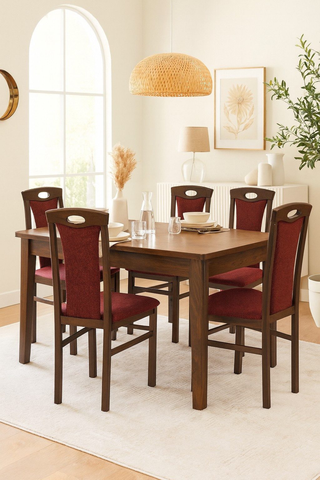 moebel-direkt-online Esszimmerstuhl 1 Massivholzstuhl, montiert, Gestell au günstig online kaufen