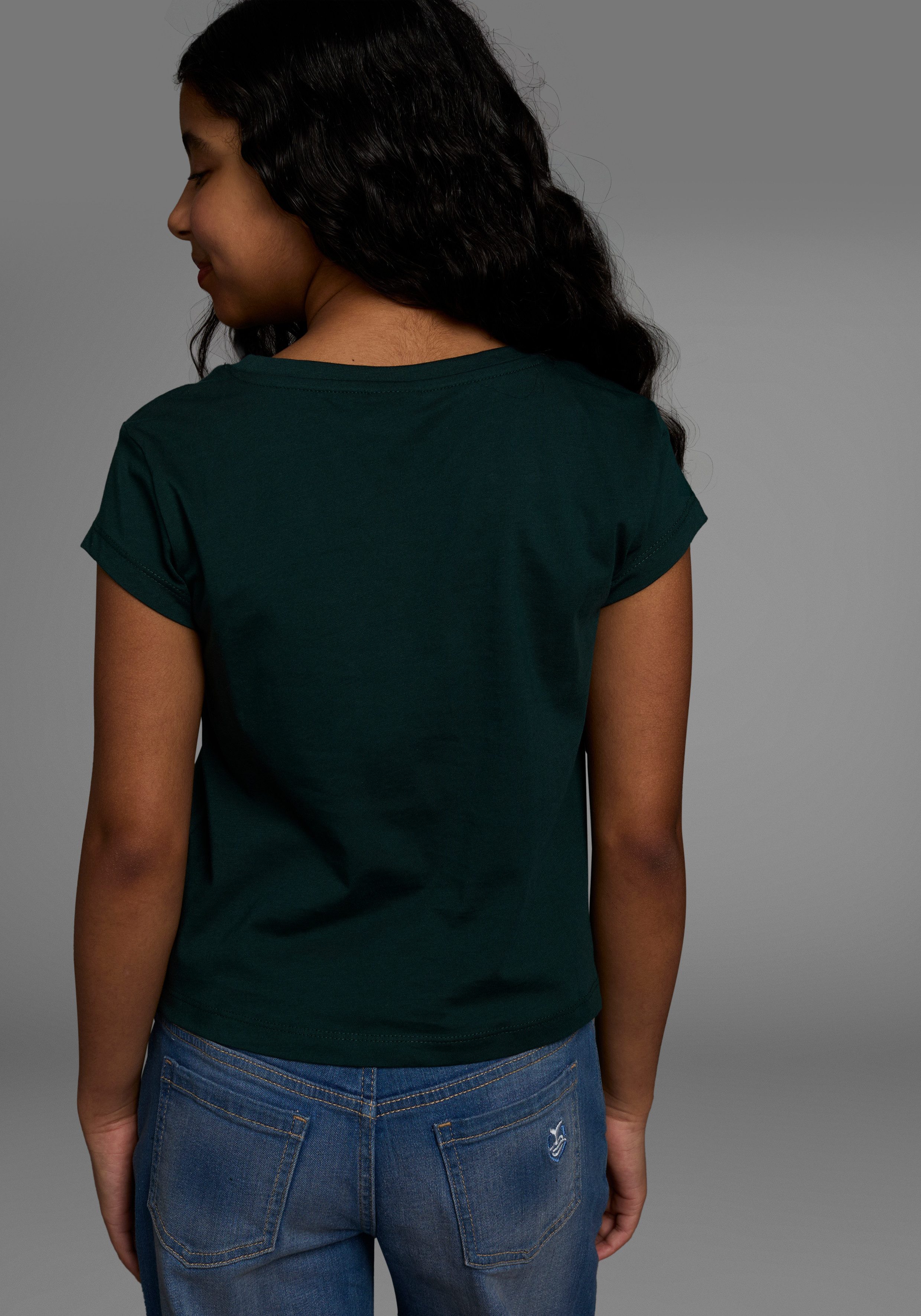 KIDSWORLD T-Shirt New York - Print Kurzarm, gerade Passform, mit stylischem Druck