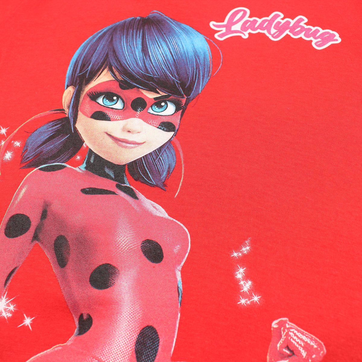 Miraculous - Ladybug T-Shirt Miraculous Ladybug T-Shirt blau, rot + grau Mädchen