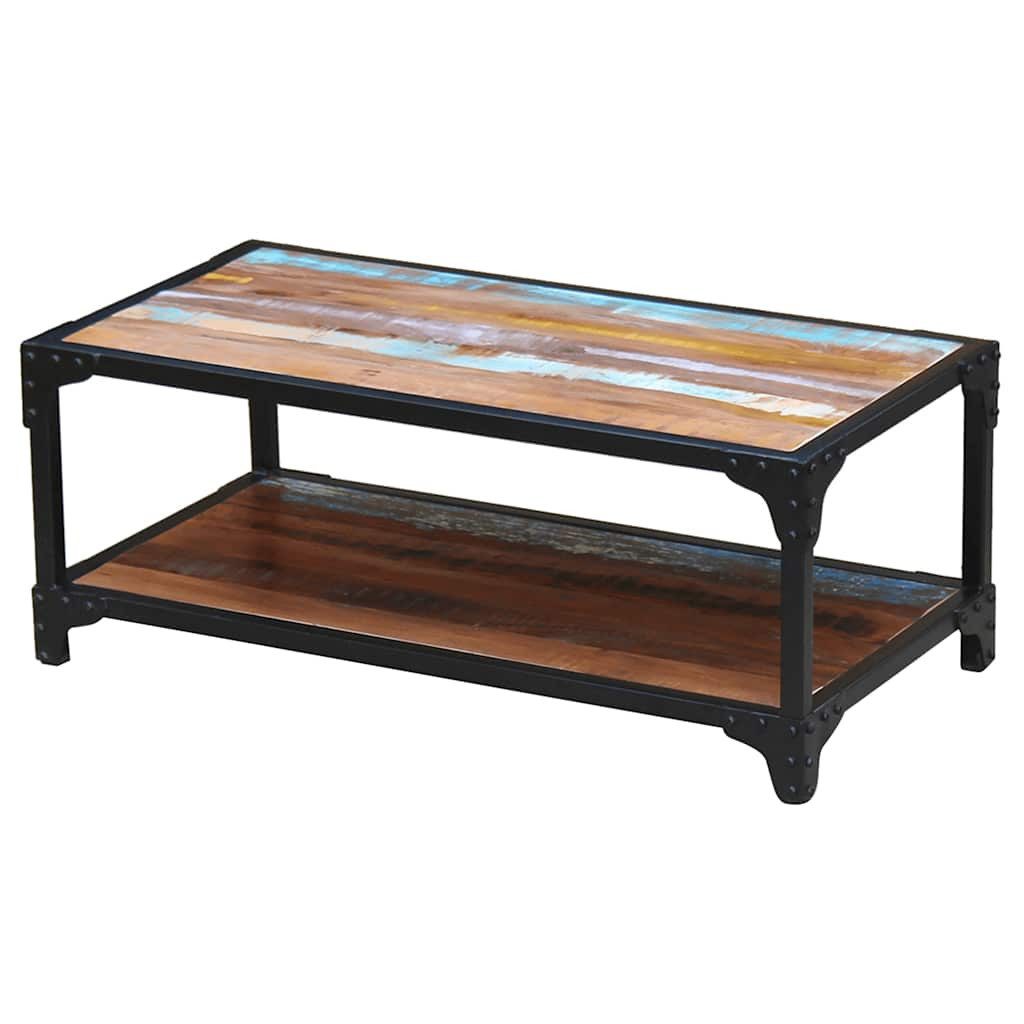 vidaXL Couchtisch Couchtisch Altholz Massiv (1-St)