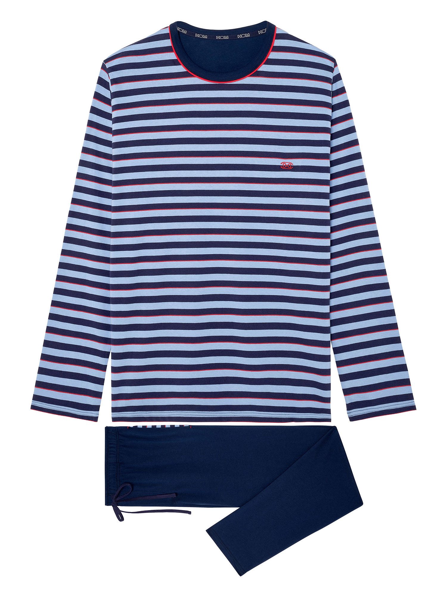 Hom Pyjama Long Sleepwear Atlantic (2 tlg) Schlafanzug, Pyjama Set, Nachtwäsche