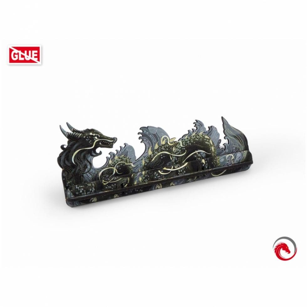 e-Raptor Spiel, Handkartenhalter klein - Card Holder S Dragon FullPrint GRAY