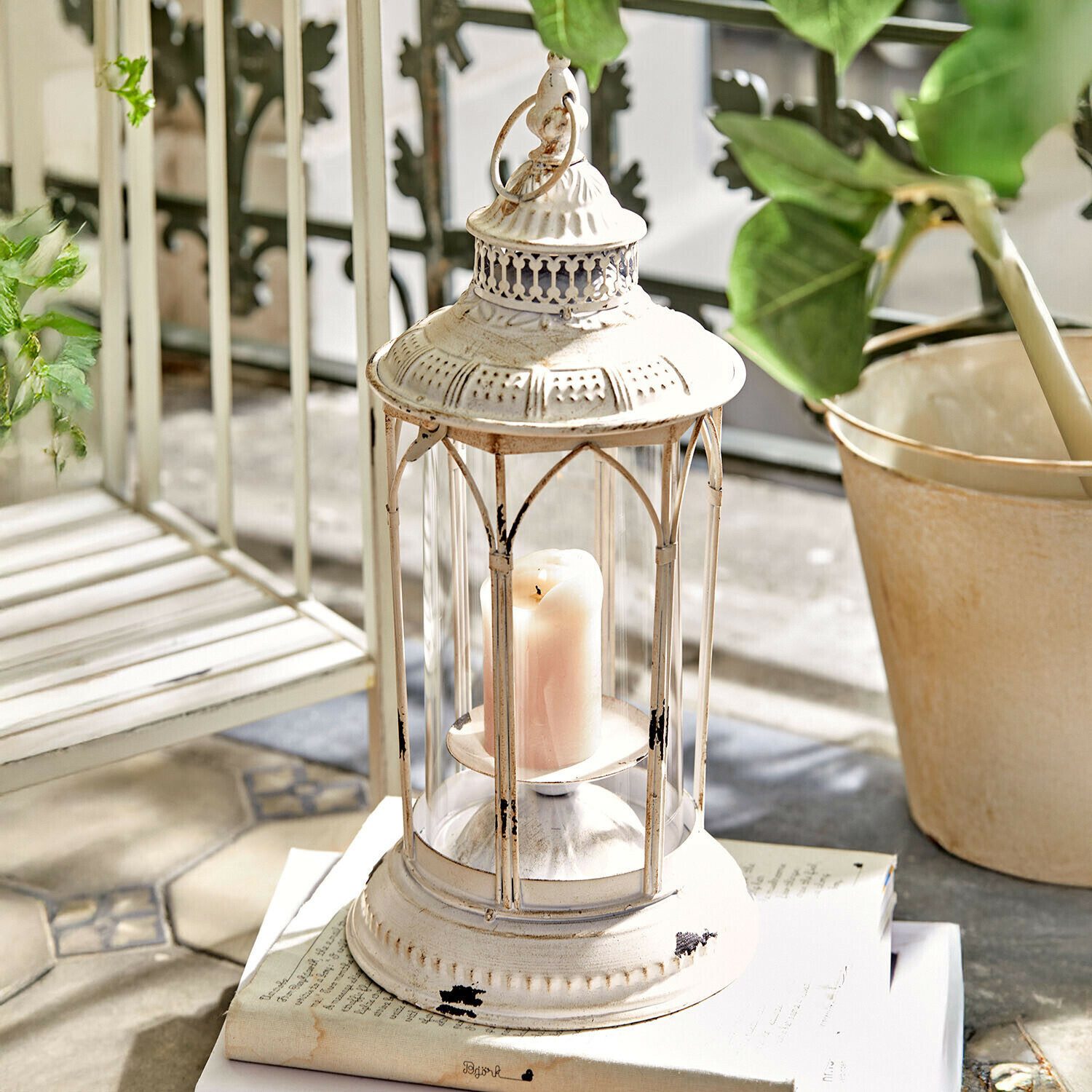 Mirabeau Kerzenlaterne Laterne Lanao creme
