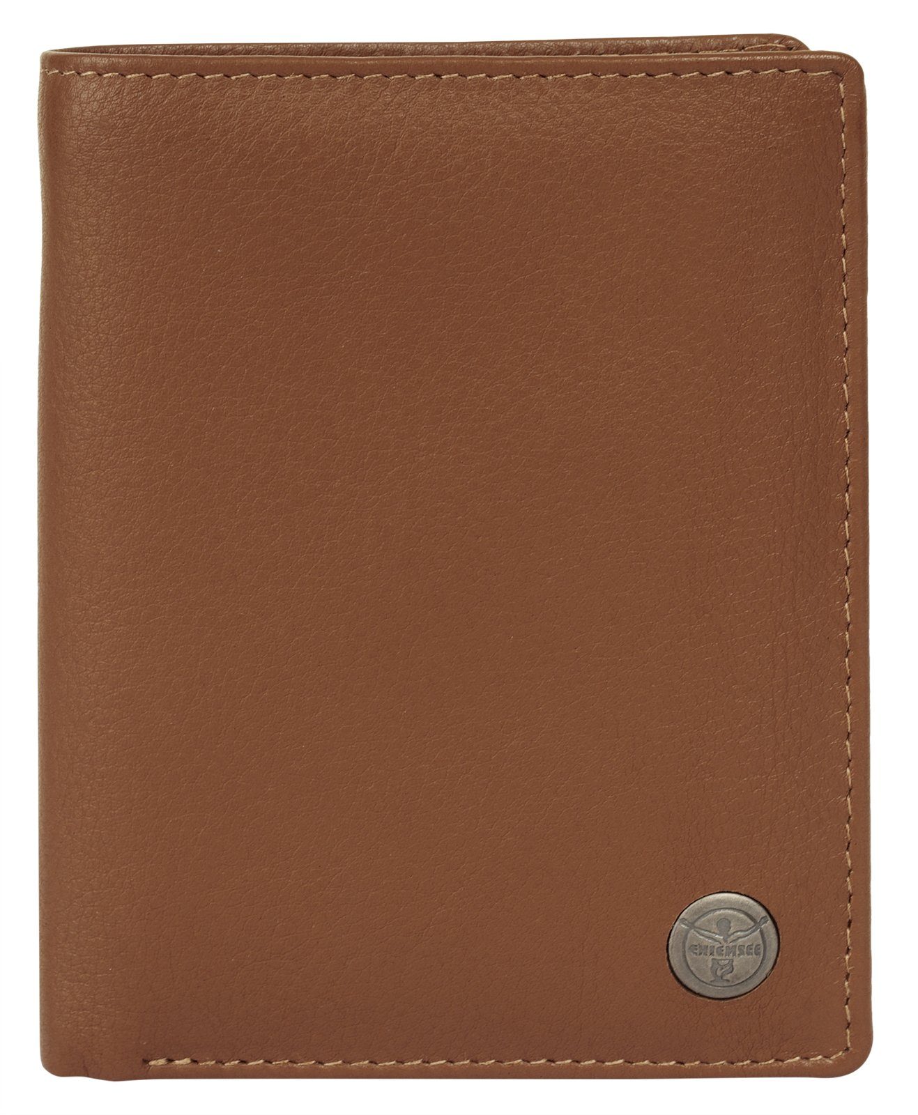 CHIEMSEE Pelle portafoglio Paraguay Wallet High With Flap Cognac marrone