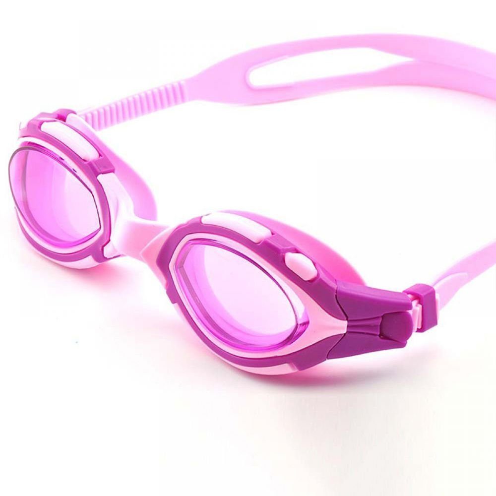 Schwimmbrille GelldG Antibeschlag für Schwimmbrille UV-Schutz mit rosa Damen Profi und Herren