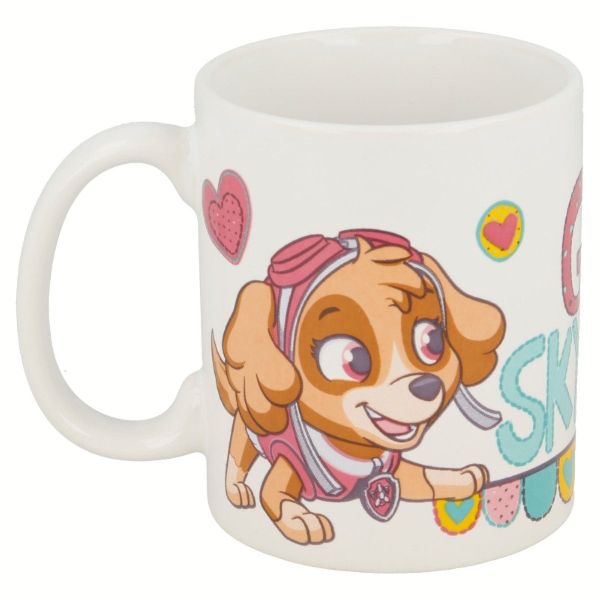 Storline Tasse Paw Patrol Tasse Skye 325ml Geschenkset – Mädchen Fanartikel, Keramik