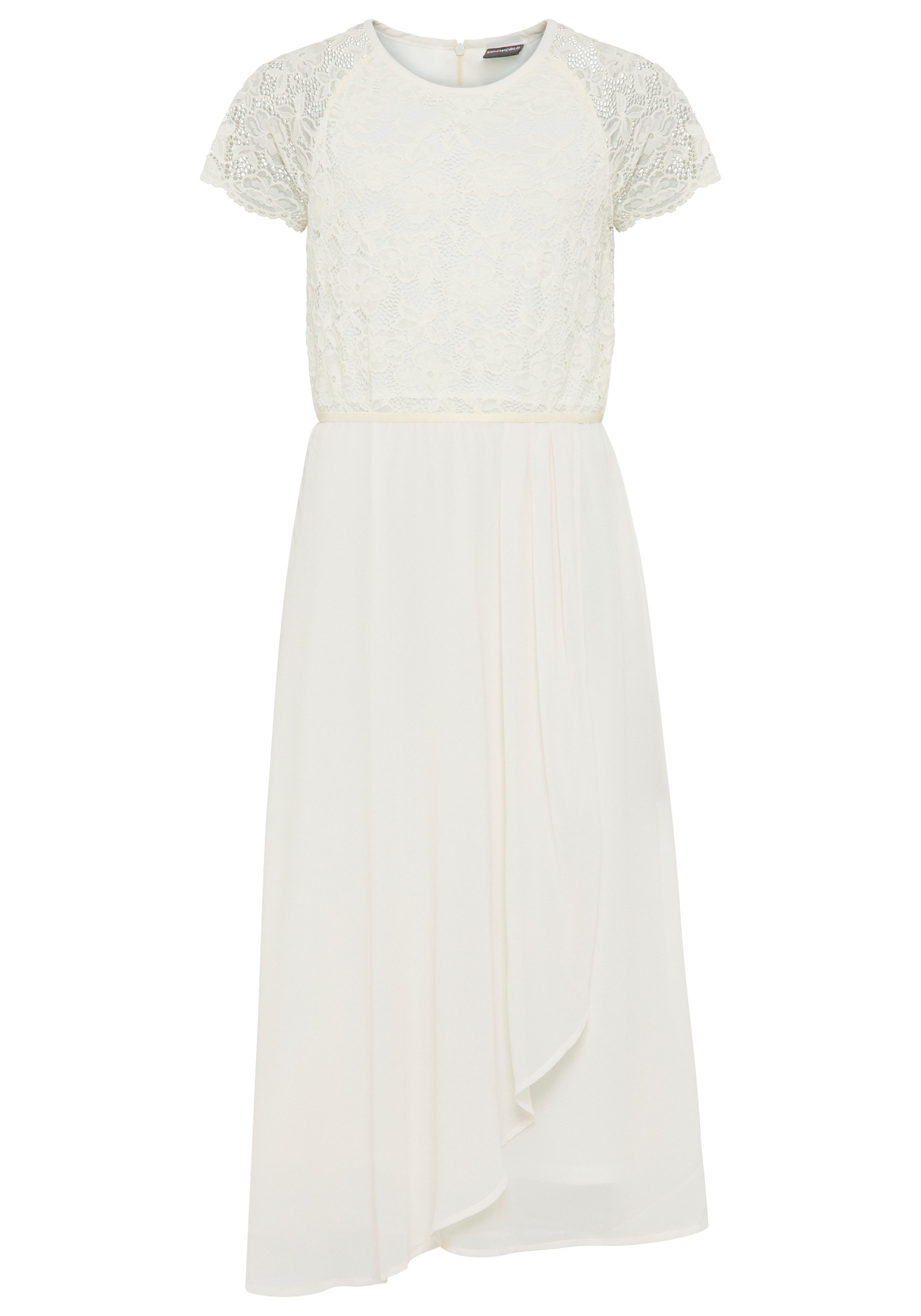 Jerseykleid Festliches Kleid mit Spitze