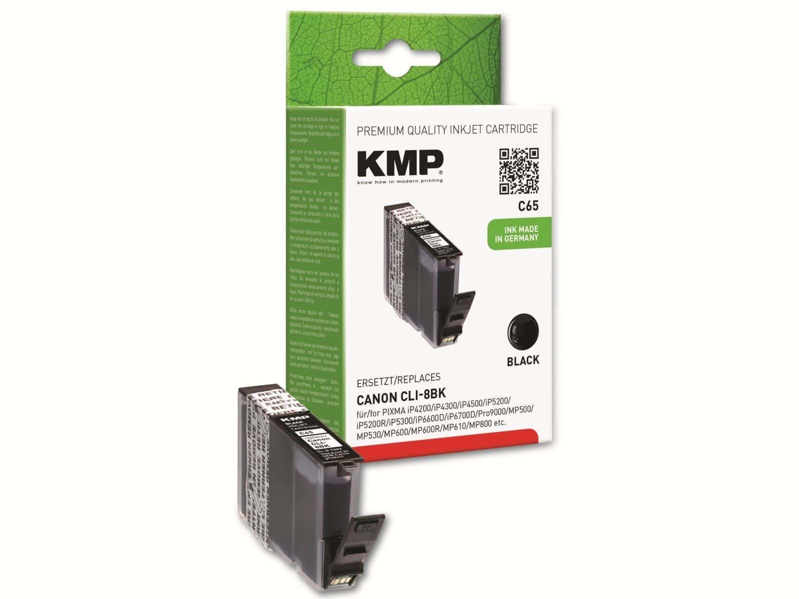 KMP KMP Tintenpatrone kompatibel für Canon CLI-8BK Tintenpatrone