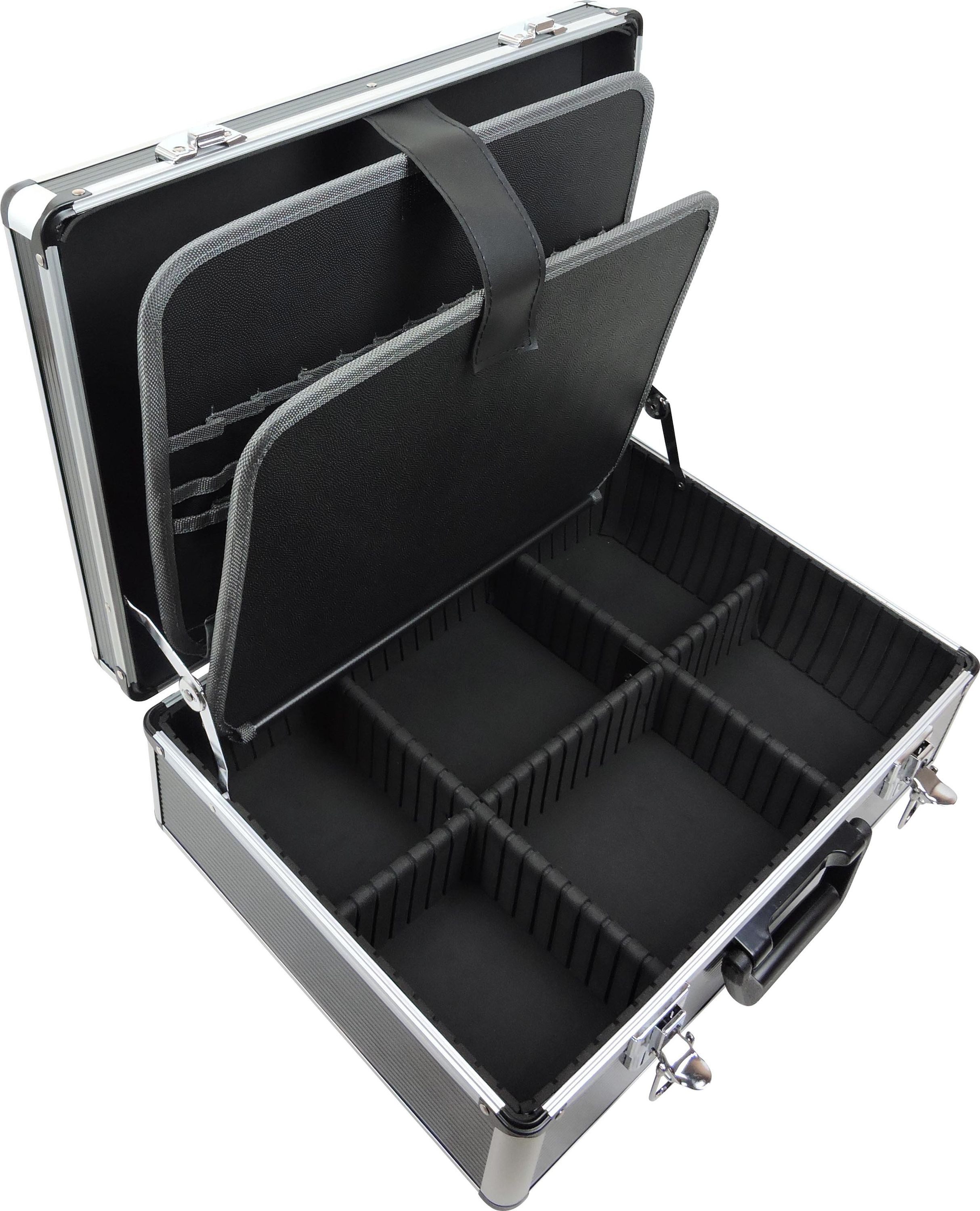 FAMEX Werkzeugset 440-93 Werkzeugkasten PROFESSIONAL, (Werkzeugkiste, 98-tlg., gefüllt, bestückt), Kapazität 24kg, abschließbar, CV-Stahl, Platz für weiteres We – Bild 3 von 5