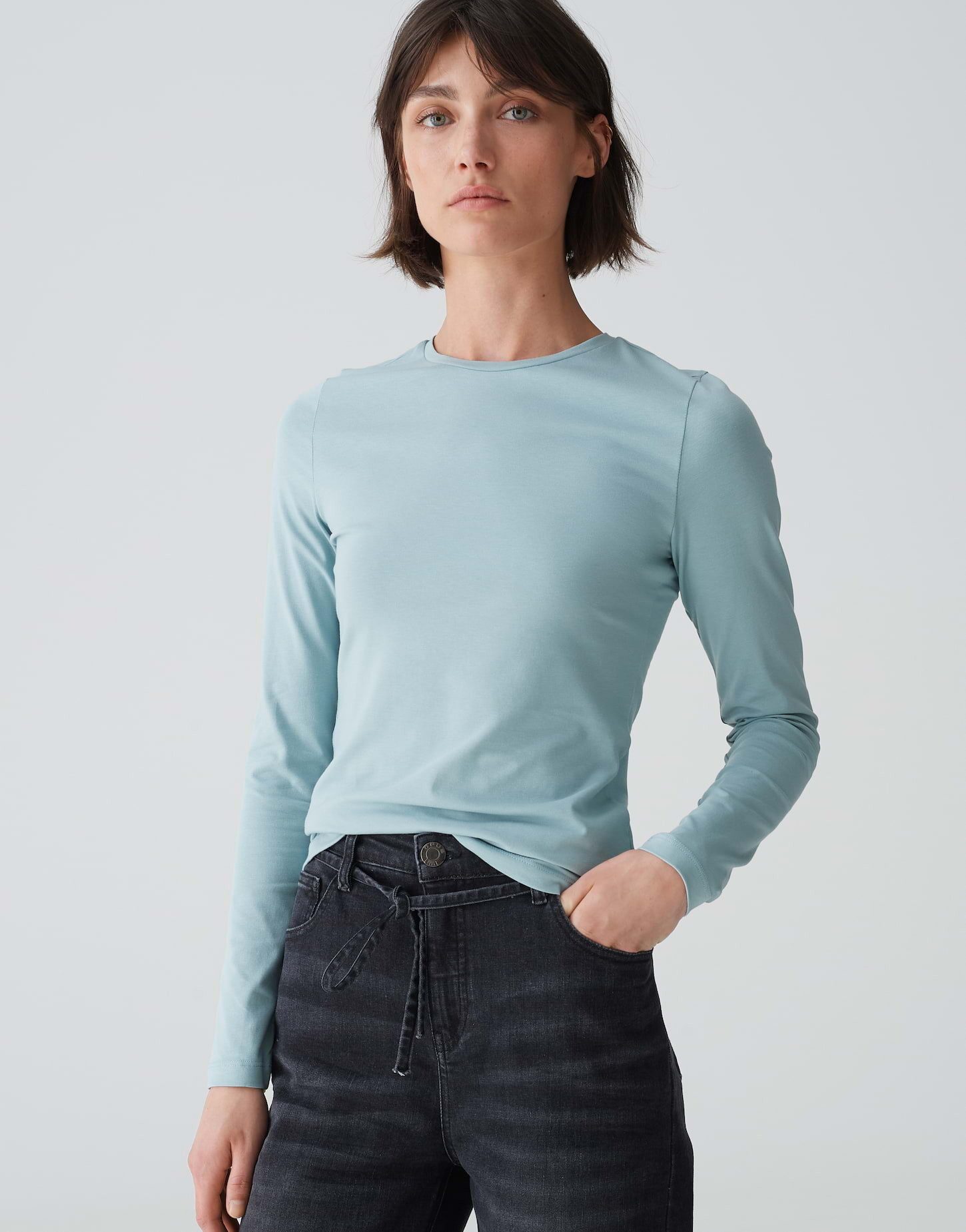OPUS Langarmshirt Longsleeve SMILLA Slim aus günstig online kaufen