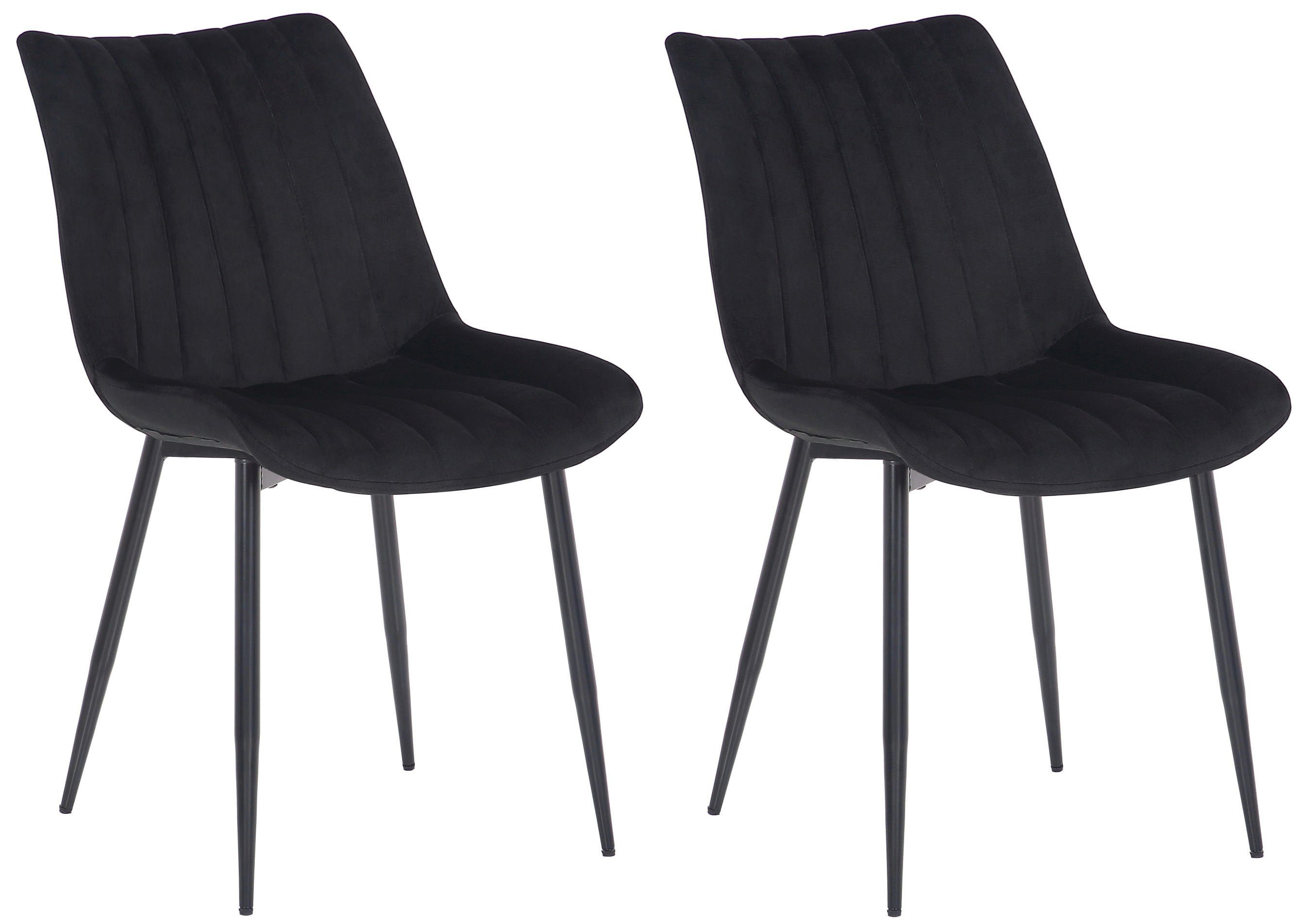 CLP Esszimmerstuhl Rahden Samt (2er Set), günstig online kaufen