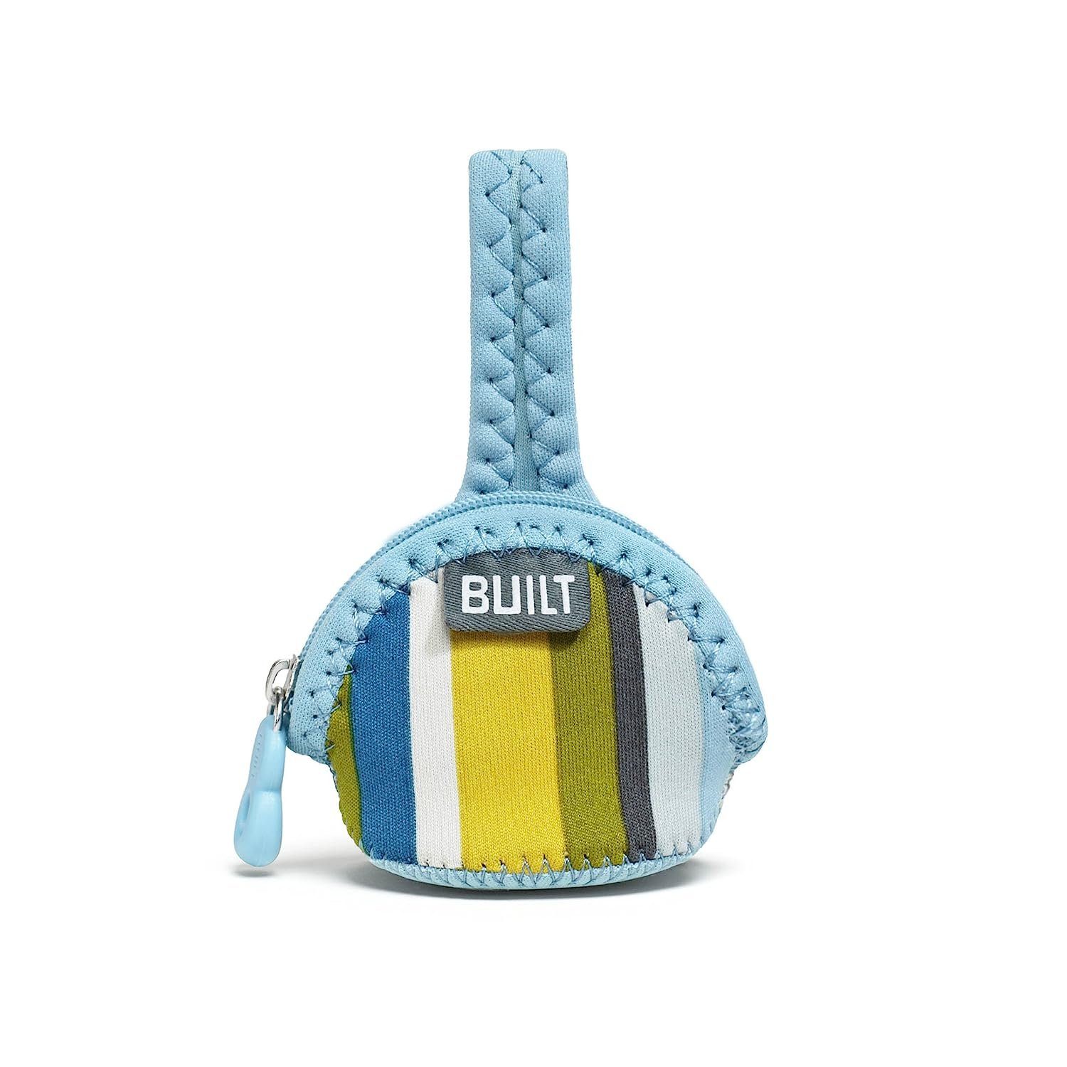Schnullerbefestigung Schnullertasche Tragetasche für Schnuller, gestreift, Blau