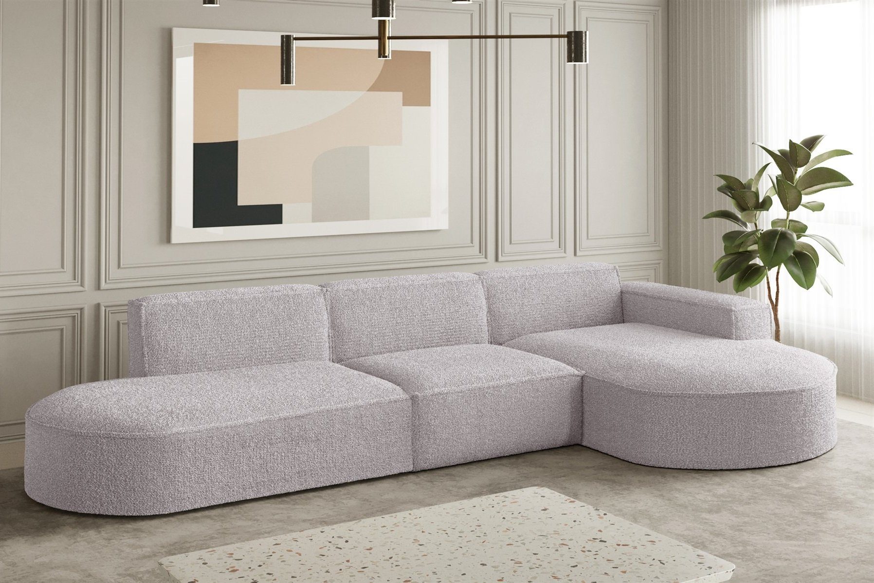 Fun Möbel Ecksofa Ecksofa Designersofa PALMA günstig online kaufen