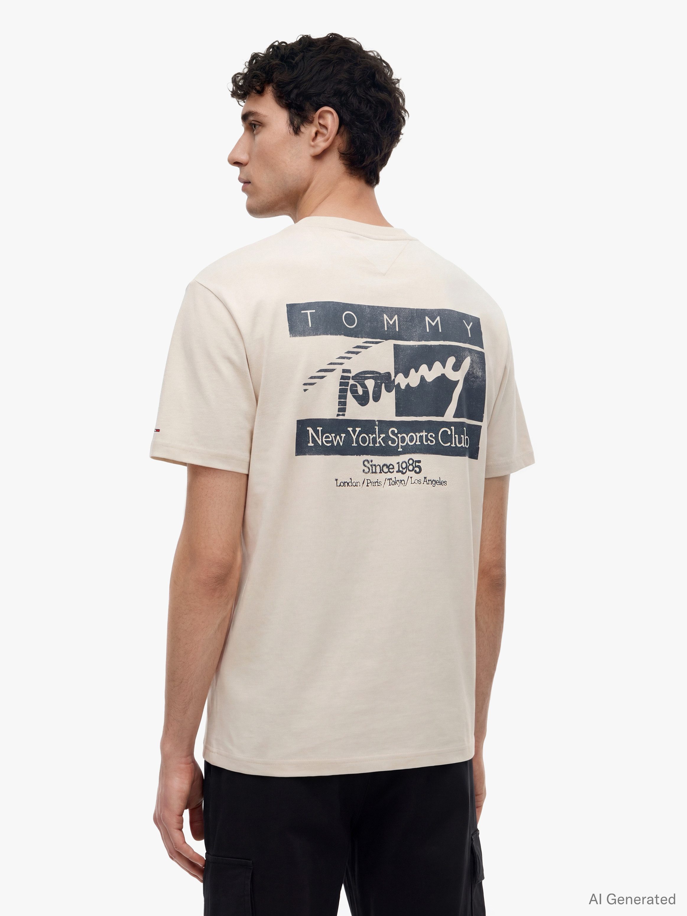Tommy Jeans T-Shirt TJM REGULAR SIGNATURE FLAG