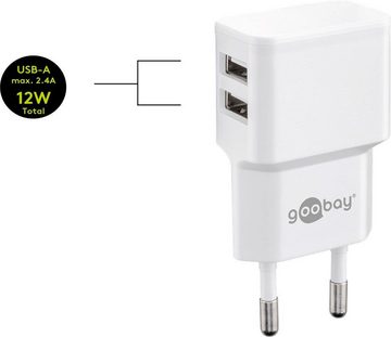 Goobay USB-C™ Dual Ladeset Smartphone-Ladegerät (2-tlg)