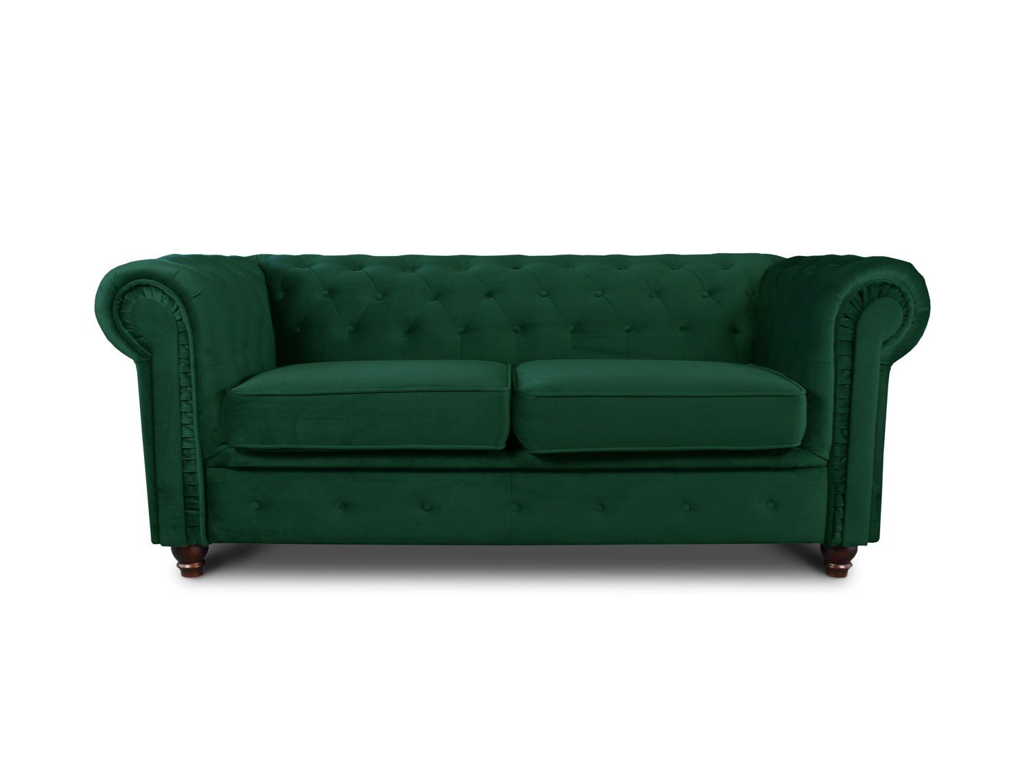 Couch Chesterfield 2-er, Sofnet Sofa Sofa Glamour 2, Sofagarnitur, Asti