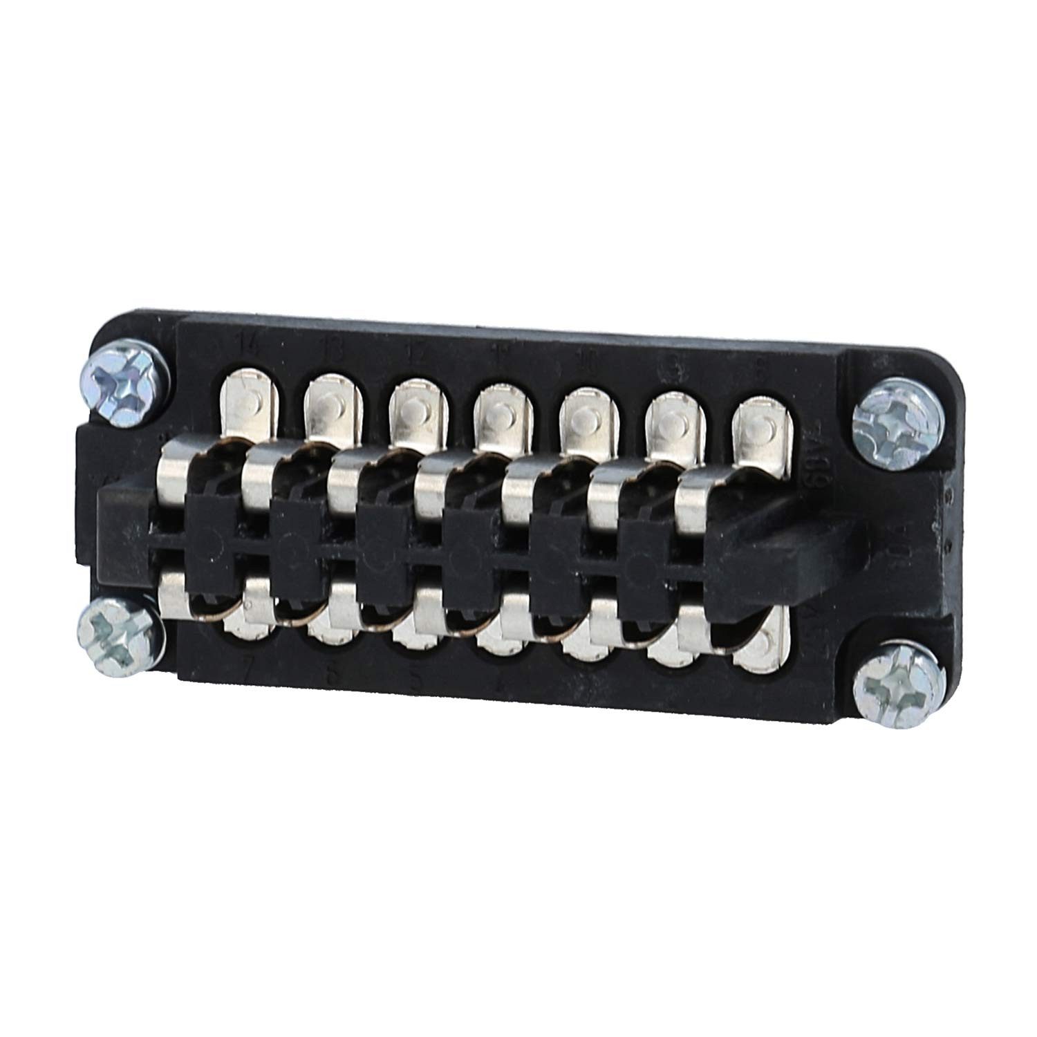 Harting DIN-Stecker Titel:Han STAF14 Federeinsatz (M) Lötanschluss, 14-polig AC 25V / DC, Keine Verpackungseinheiten, Kein Mindestauftragswert