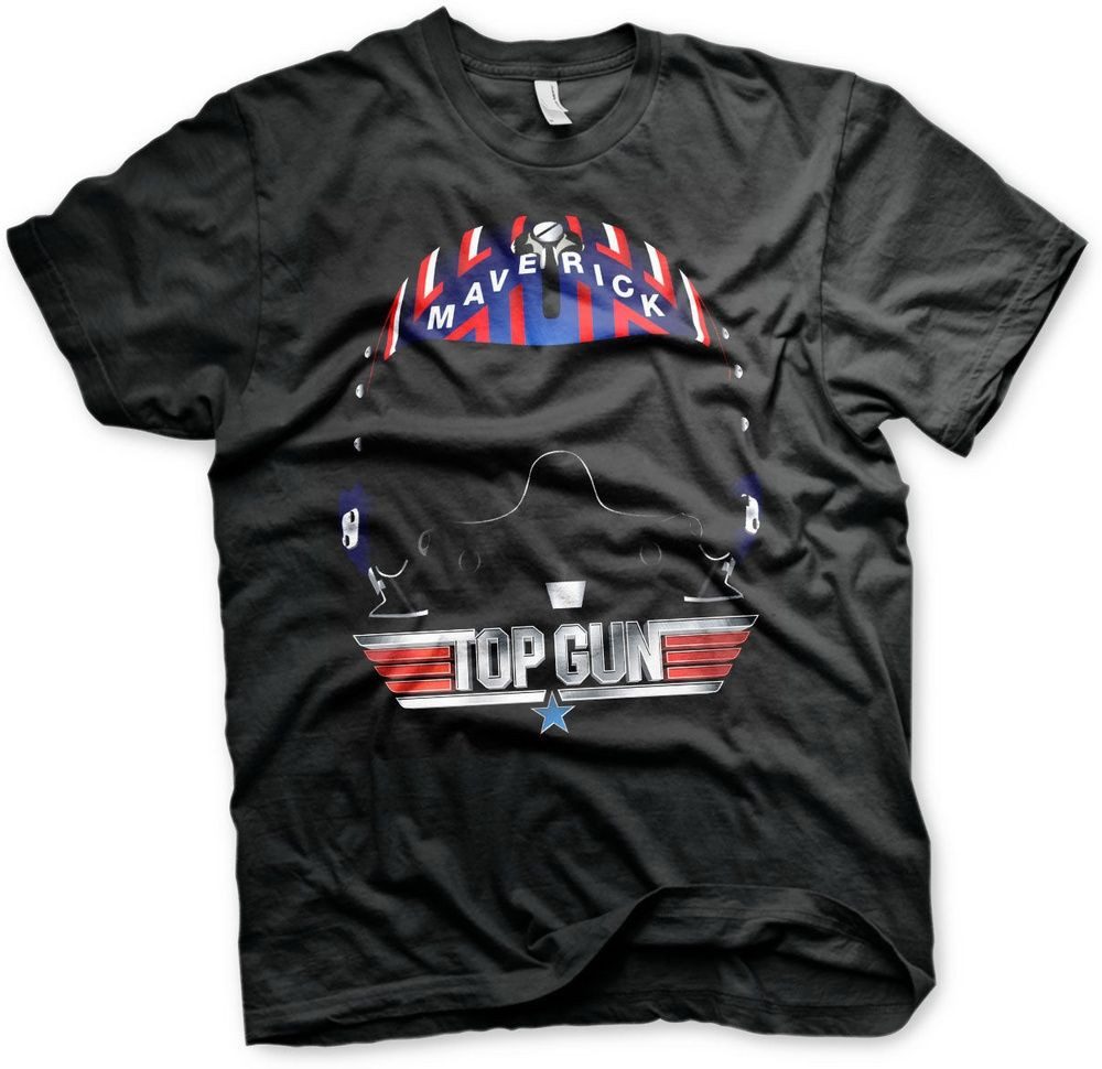 TOP GUN T-Shirt Maverick Helmet Big Tall T-Shirt
