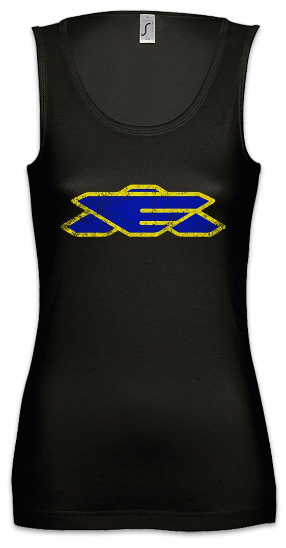Tanktop Earth Alliance Logo Ärmelloses Damen T-Shirt Symbol Space Sci-Fi TV