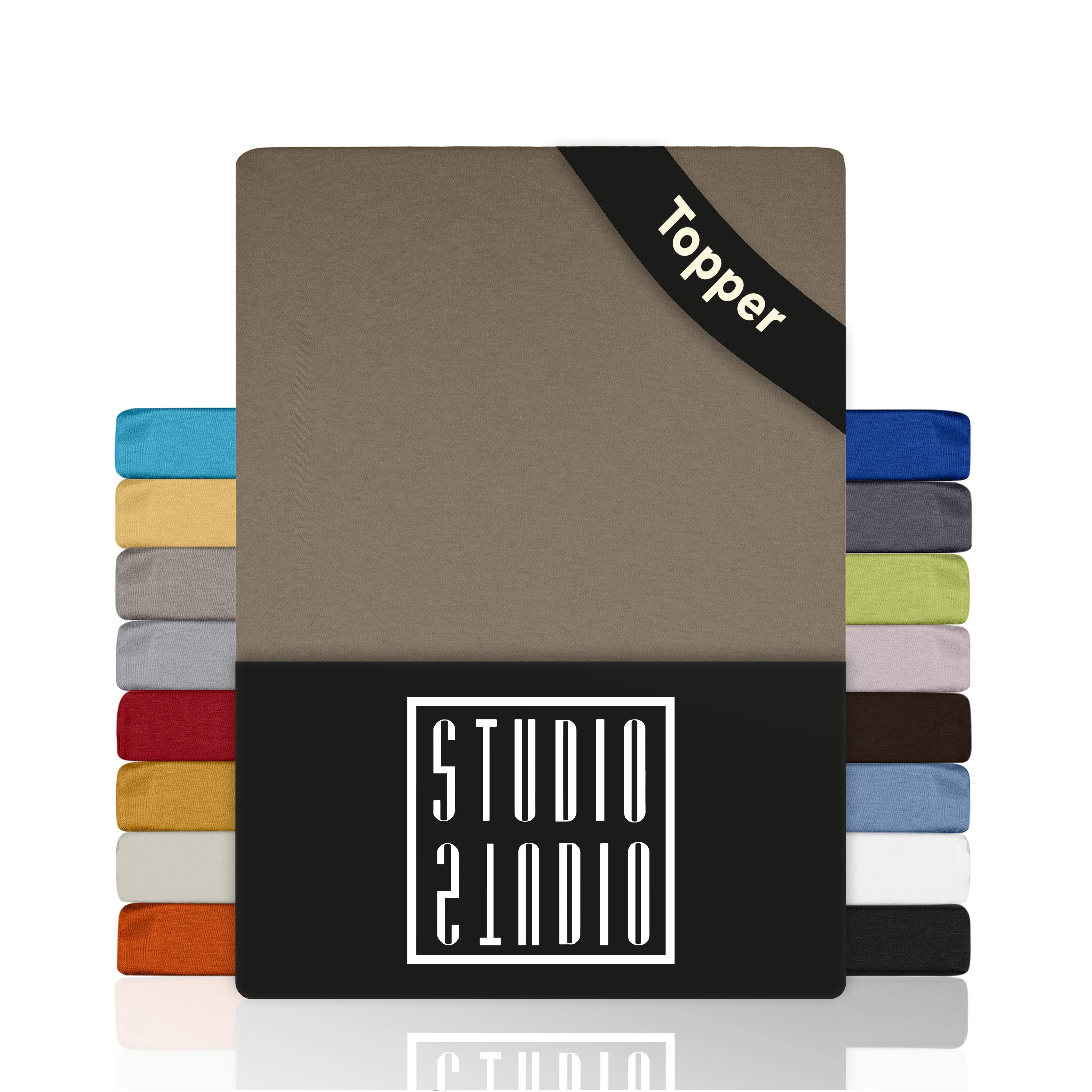 STUDIO Spannbettlaken Basic, viele Größen, 100% gekämmte Baumwolle, OEKO-TE günstig online kaufen