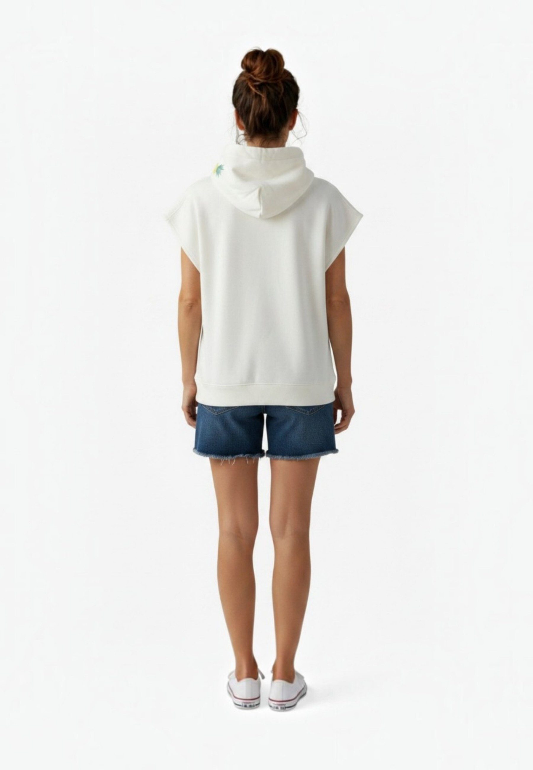 salzhaut Hoodie AFNEIN Damen Oversized salzhaut Kapuzenpullover – bequemer Fit und nordisch klares Design – Bild 4 von 5