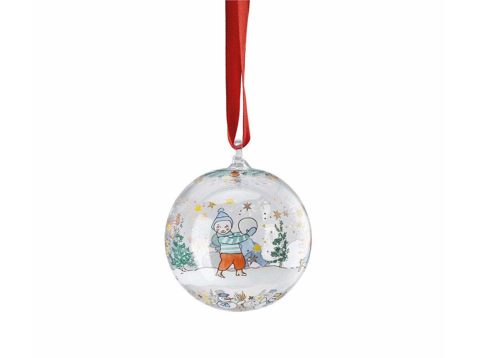 Hutschenreuther Weihnachtsbaumkugel Kristallkugel 2024 Glaskugel