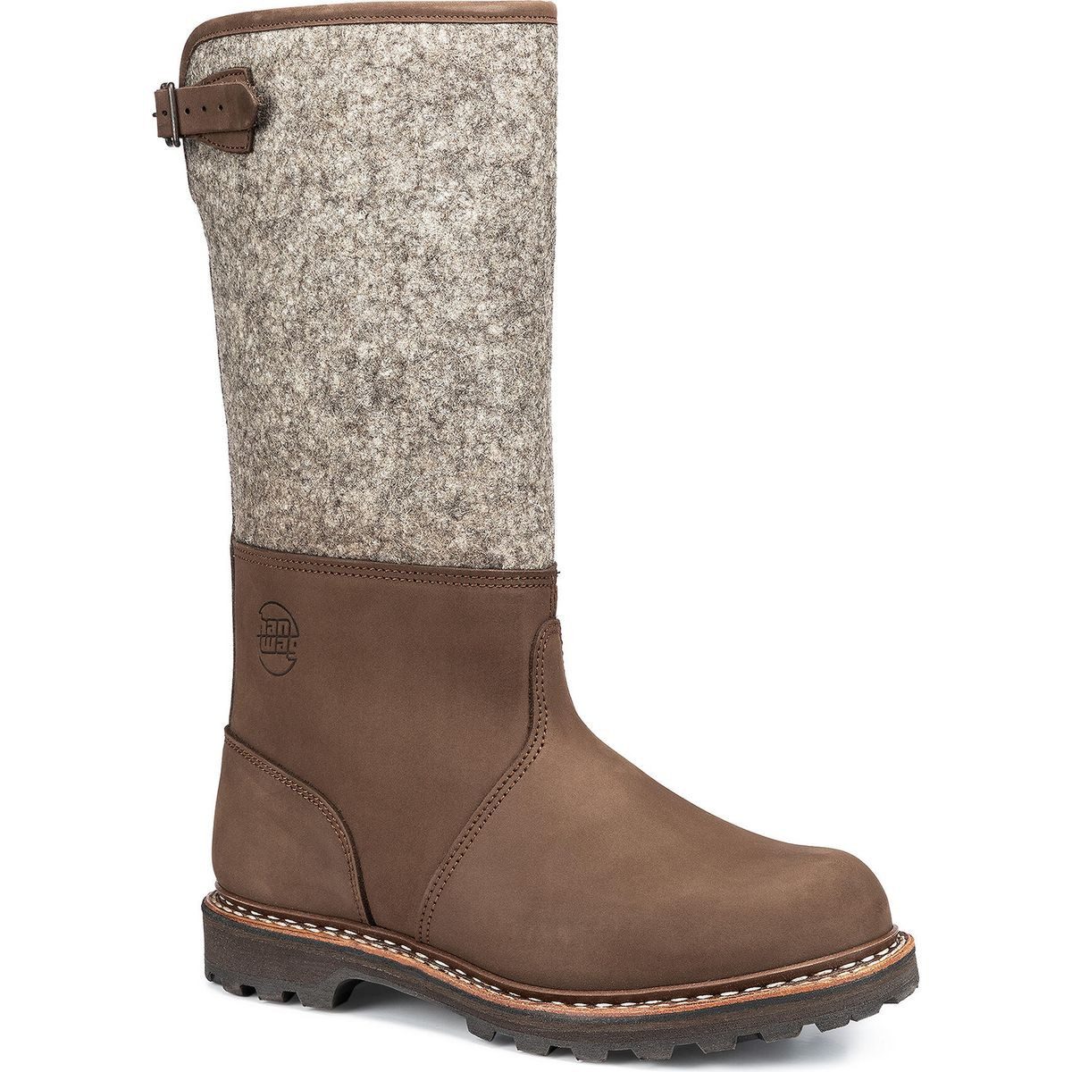 Hanwag Räven II Winterstiefel Hochwertiger Winterstiefel mit Lammfellfutter und IceGrip Sohle für