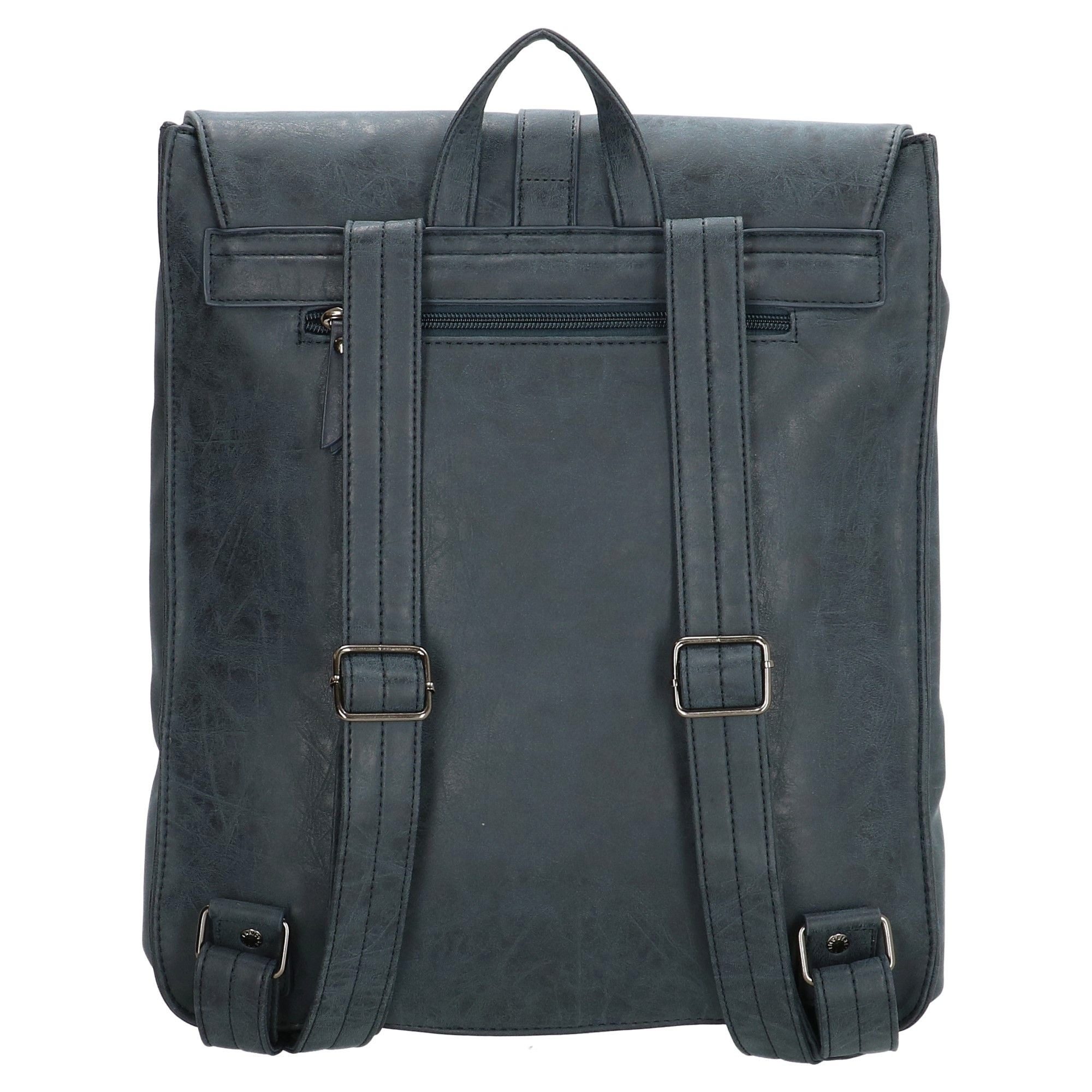 Christian Wippermann Cityrucksack Großer Rucksack Fahrradrucksack Leder Optik (1 tlg, 1-tlg), Kurier Rollup Bag