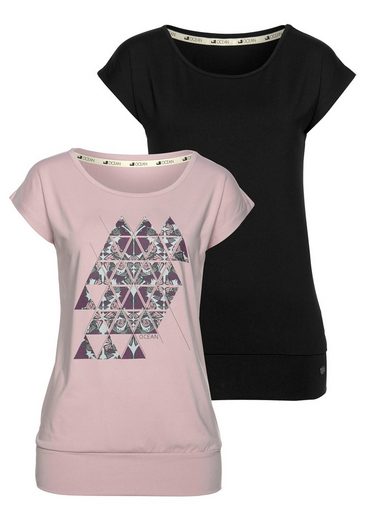 Ocean Sportswear Yoga & Relax Shirt »Soulwear - Essentials Yoga Shirts« (Packung, 2er-Pack)