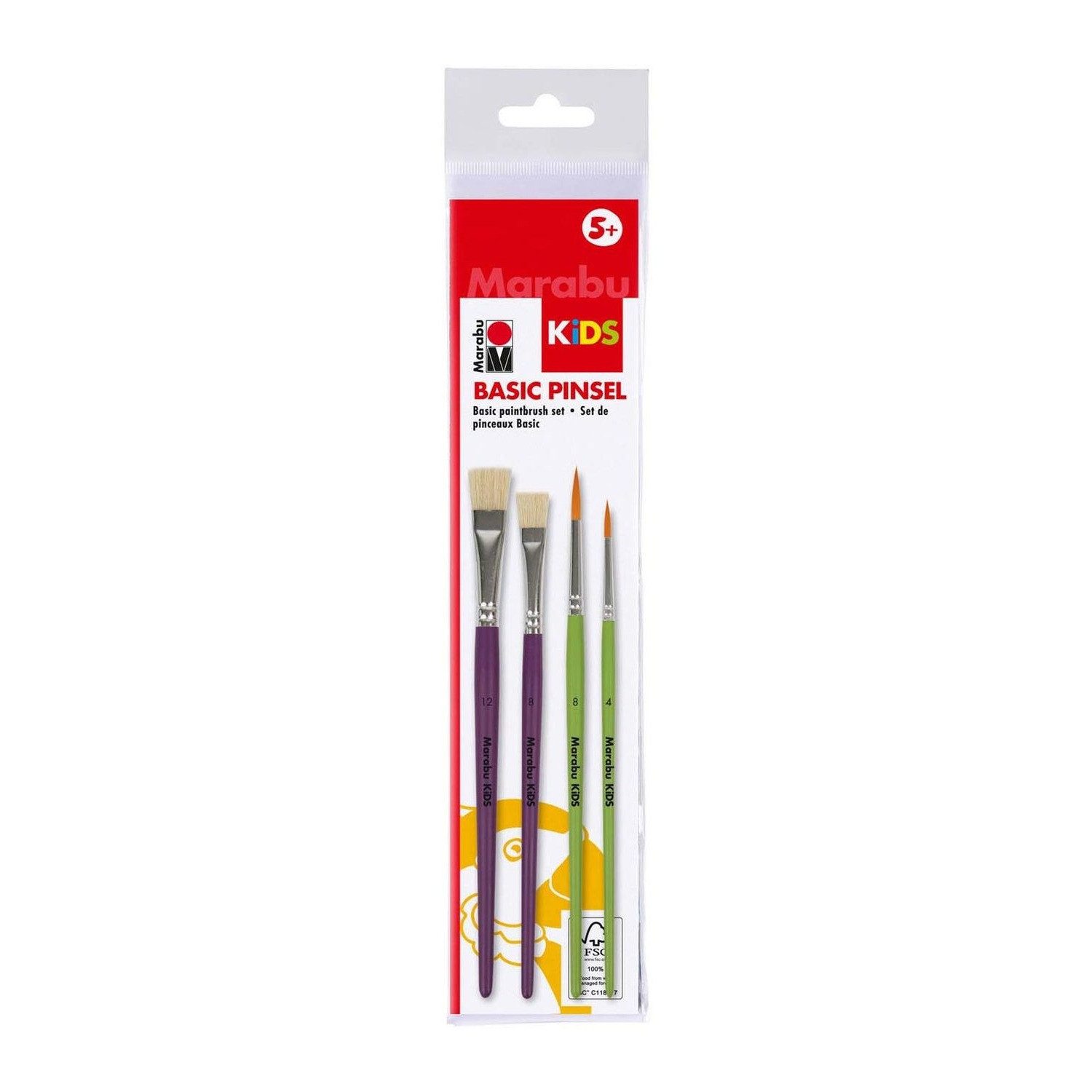 Marabu Pinsel Marabu KiDS Basic Pinsel-Set