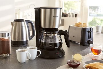 Philips Filterkaffeemaschine HD7462/20, 1,2l Kaffeekanne, Papierfilter 1x4, Tropfstopp und Abschaltautomatik