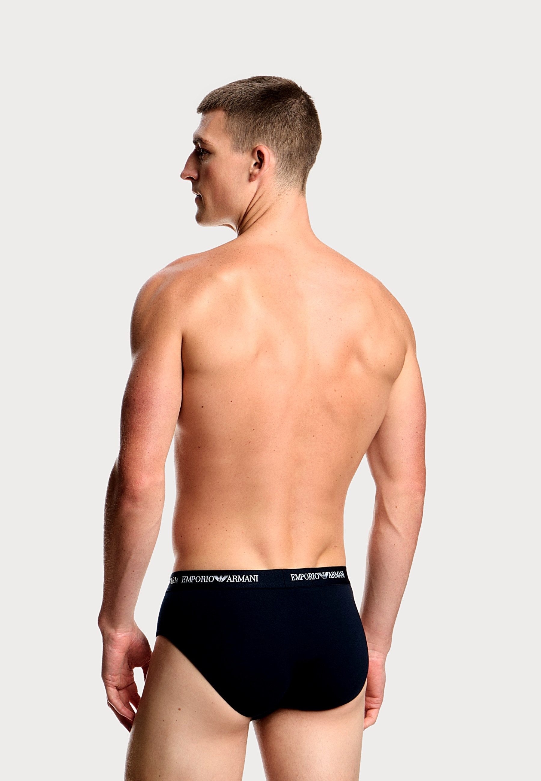 Emporio Armani Slip Unterhosen 3-PACK BRIEF (3-St)
