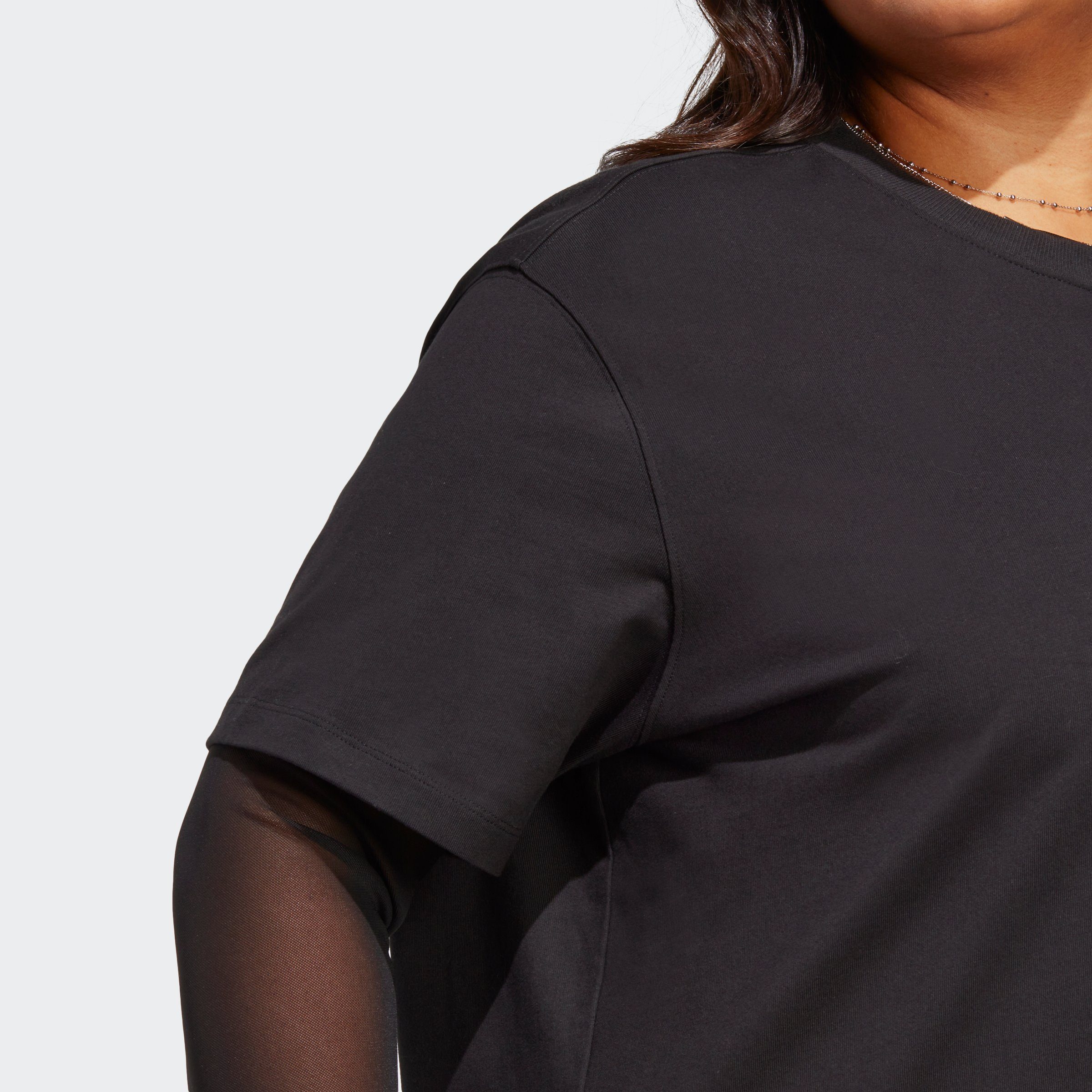 GROSSE Black Originals ADICOLOR – ESSENTIALS T-Shirt GRÖSSEN adidas