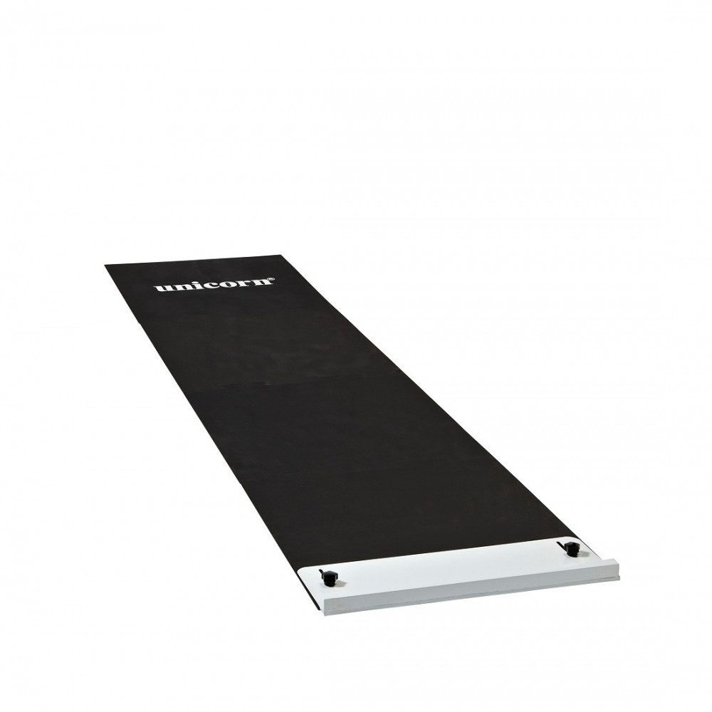 unicorn Dartscheibe 86656 Dartabwurftisch Raised Oche mit verstellbarer Abwurf-Linie