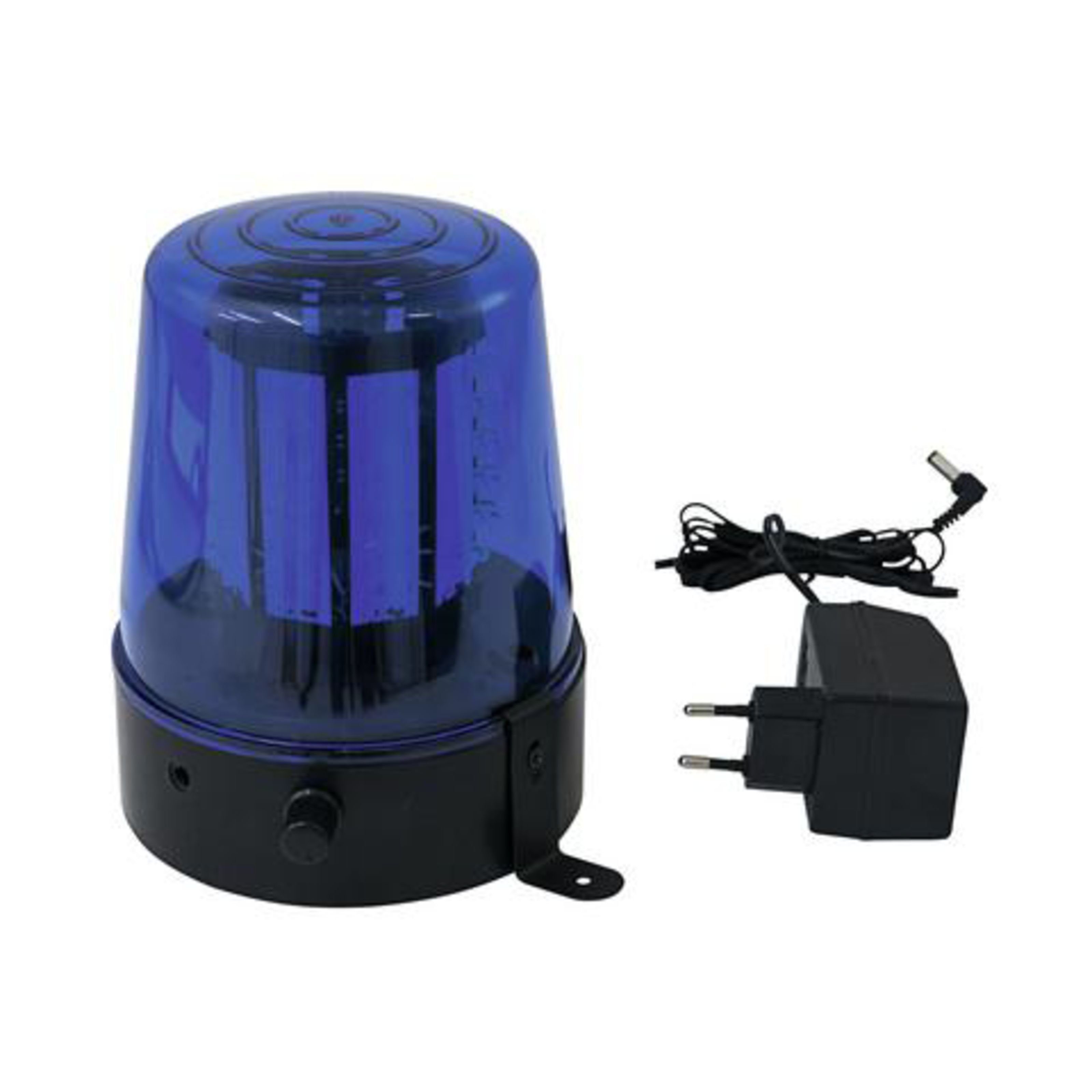 EUROLITE LED Scheinwerfer, LED Polizeilicht 108 LEDs blau classic - Showeffekt