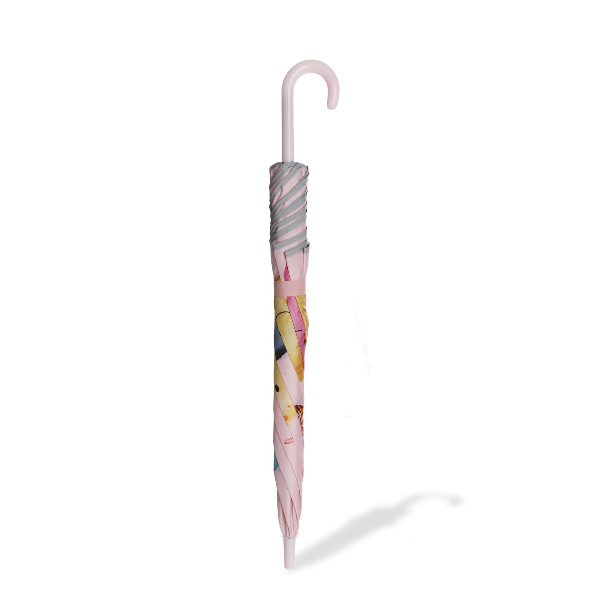 Taschenregenschirm Krabbe reflektierend rosa Seestern maritim Sonia Fische Kinder Regenschirm Originelli