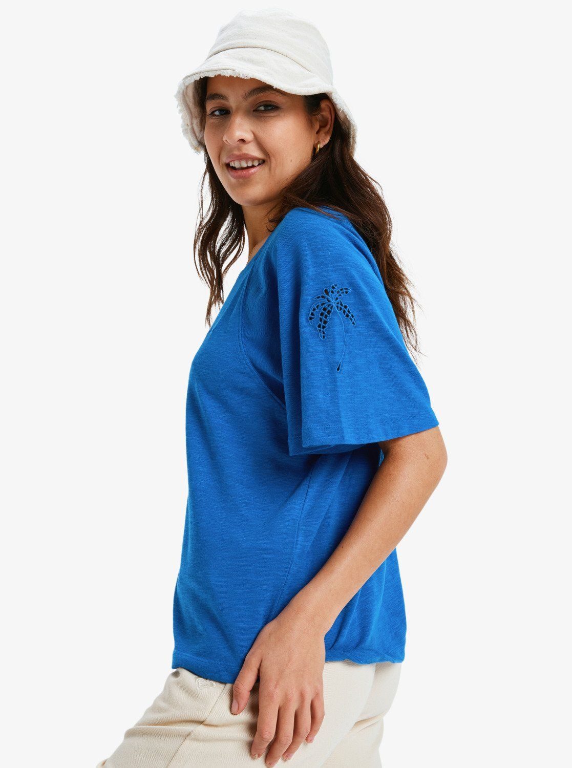 Roxy T-Shirt ROXY T-Shirt Time For Palm Tree Blau günstig online kaufen