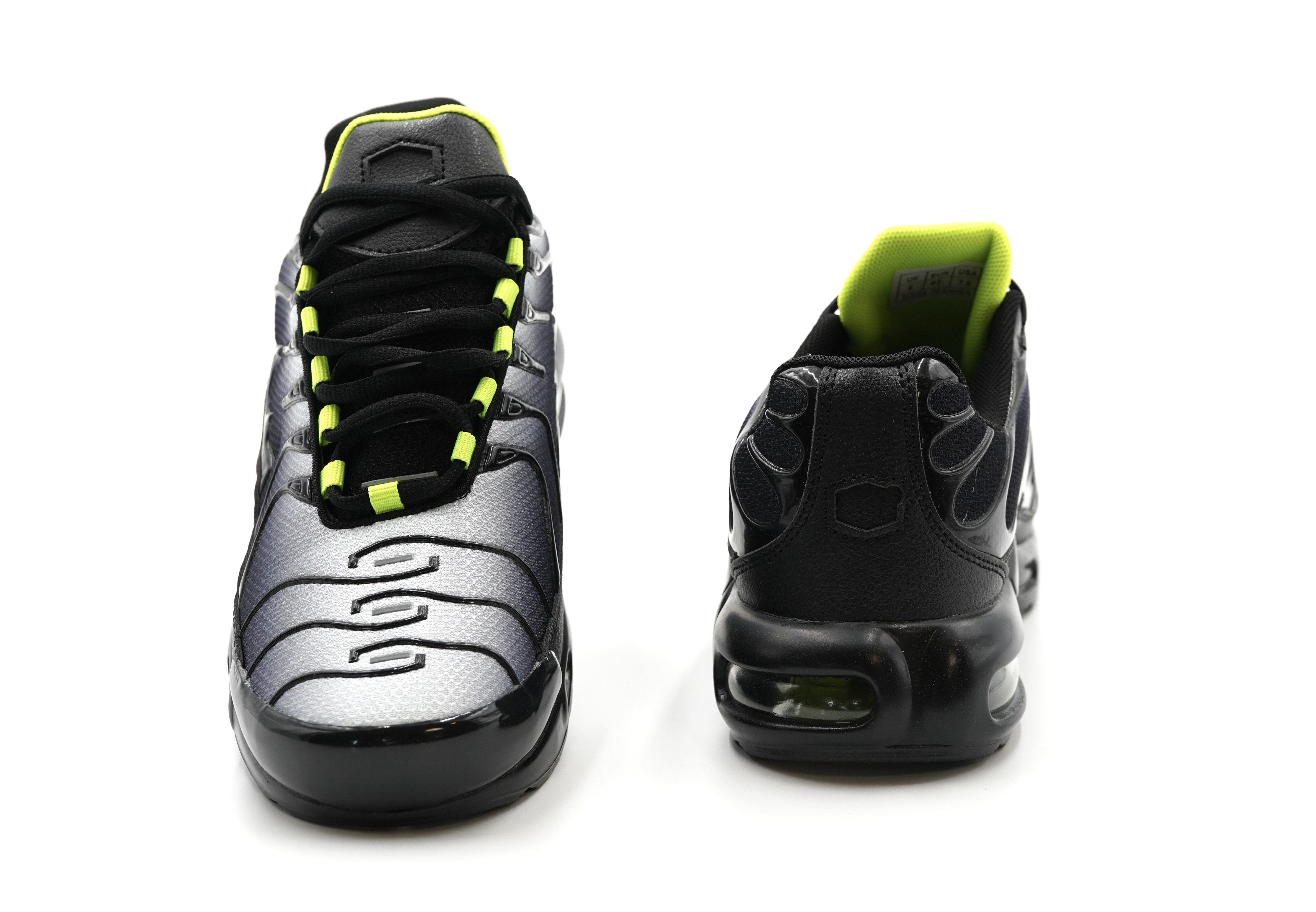 Sonderpostendiscount Herrenschuhe Sneaker mit Luftpolster K63B Black/Green günstig online kaufen