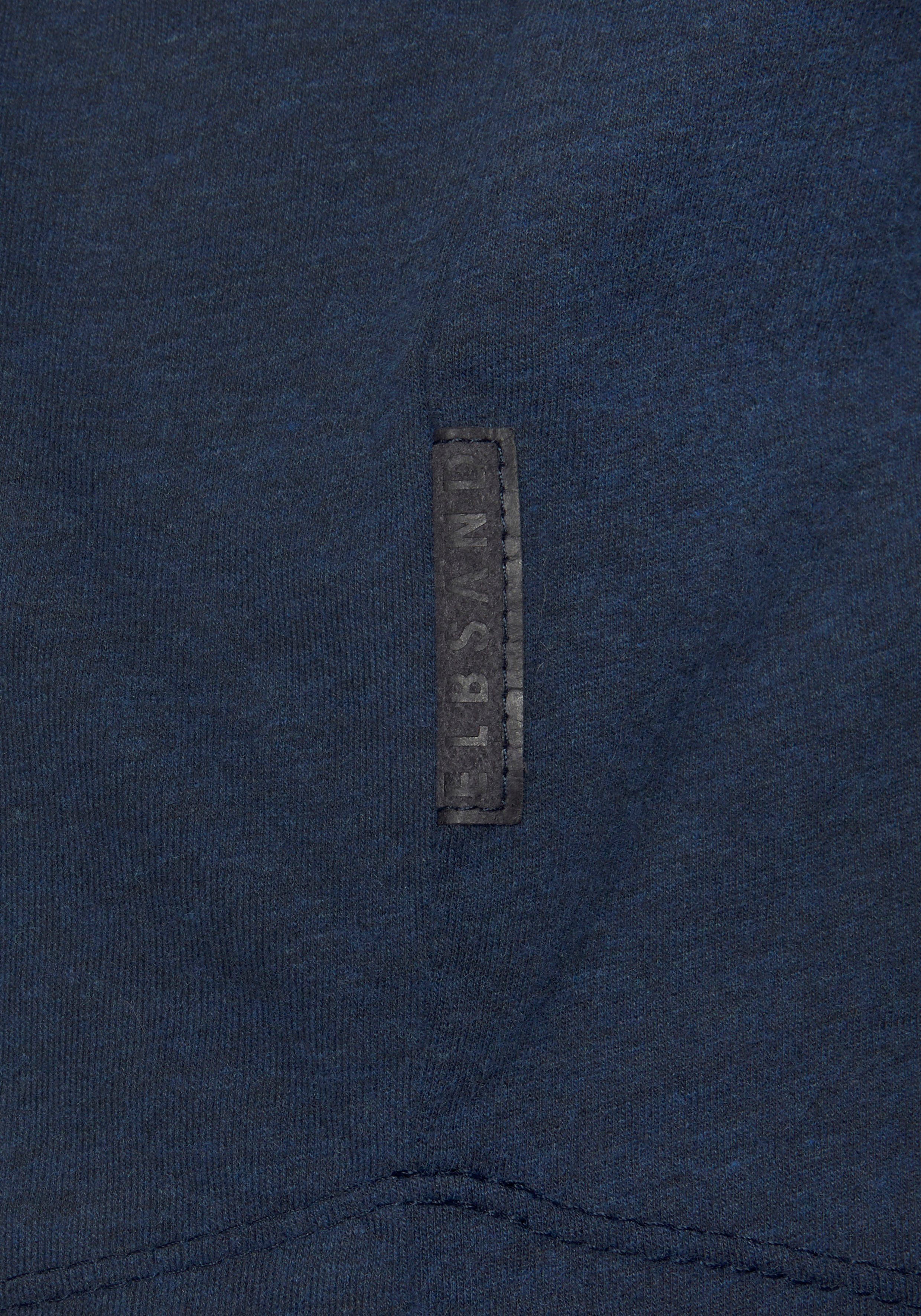 Elbsand Langarmshirt Niola mit großem Frontprint, Longsleeve aus Baumwoll-Mix, sportlich-casual