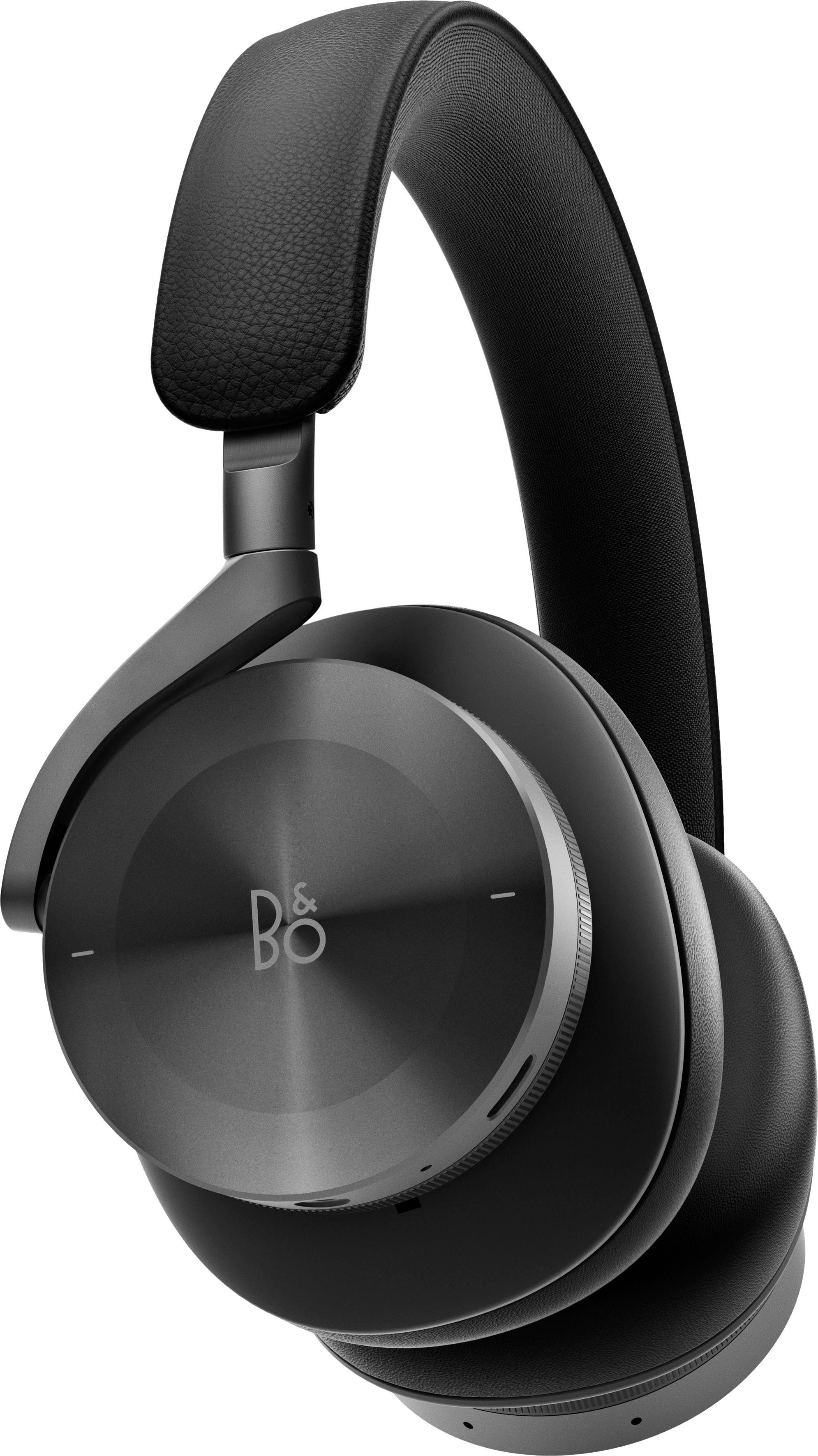 Bang Noise LED Transparenzmodus, Over-Ear-Kopfhörer H95 Olufsen (AN-Funktionen, Bluetooth) (ANC), Cancelling & Freisprechfunktion, Active Beoplay Geräuschisolierung, Ladestandsanzeige, Black Sprachsteuerung,